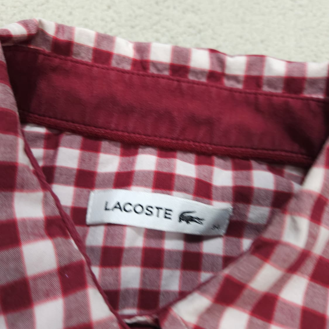 라코스테 체크 셔츠 34 상품이미지4