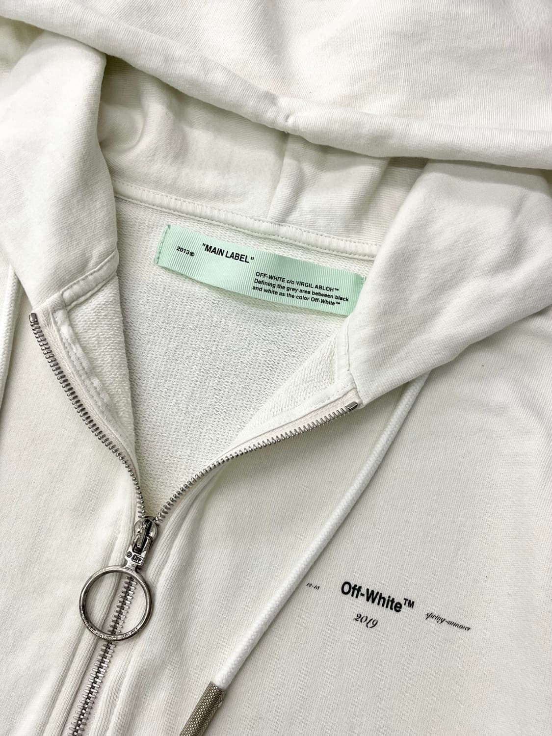 Off White 오프화이트 19SS 멀티컬러 백애로우 후드 집업 상품이미지9