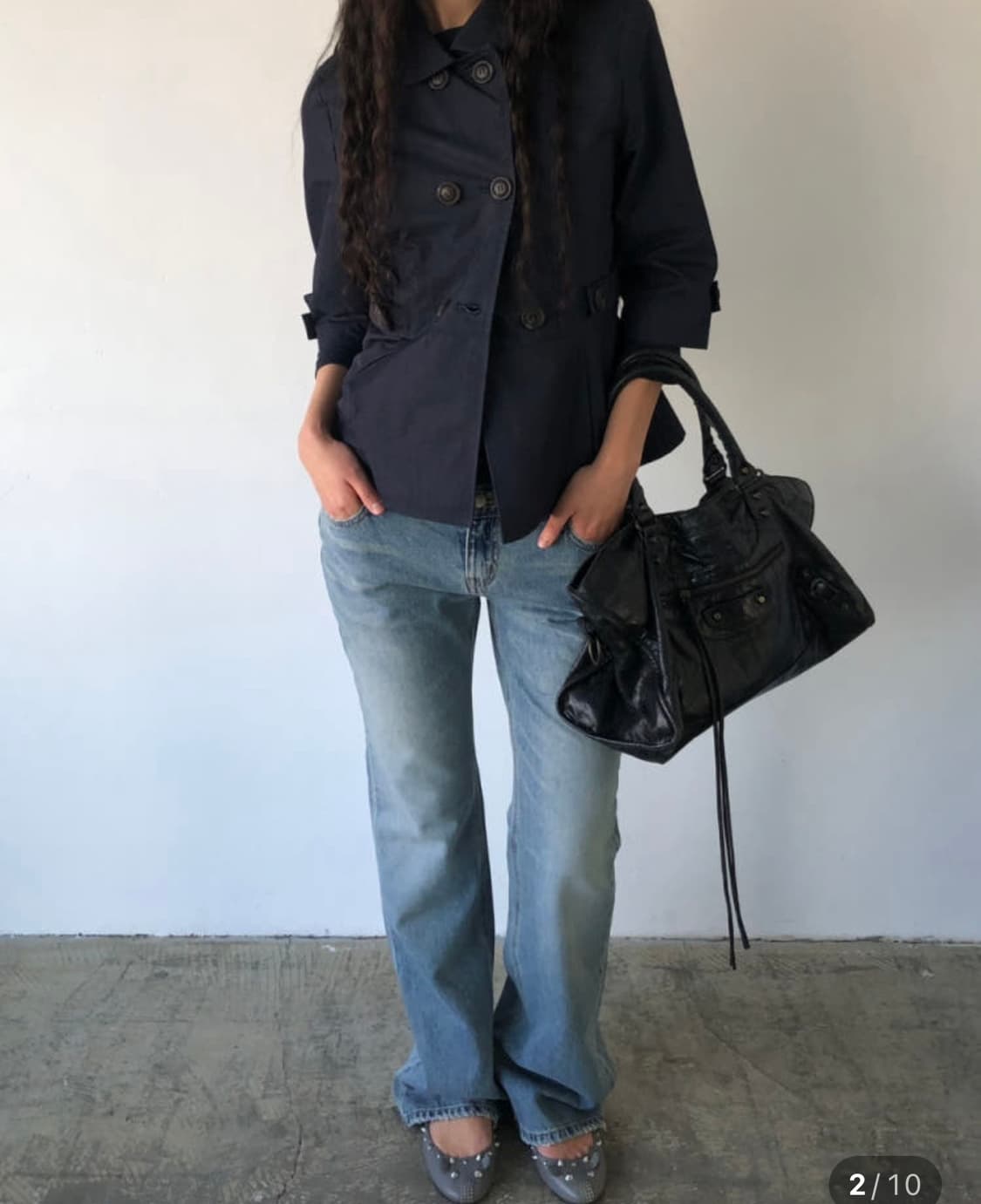 띵즈앤스터프 칠부 트렌치 자켓 상품이미지2