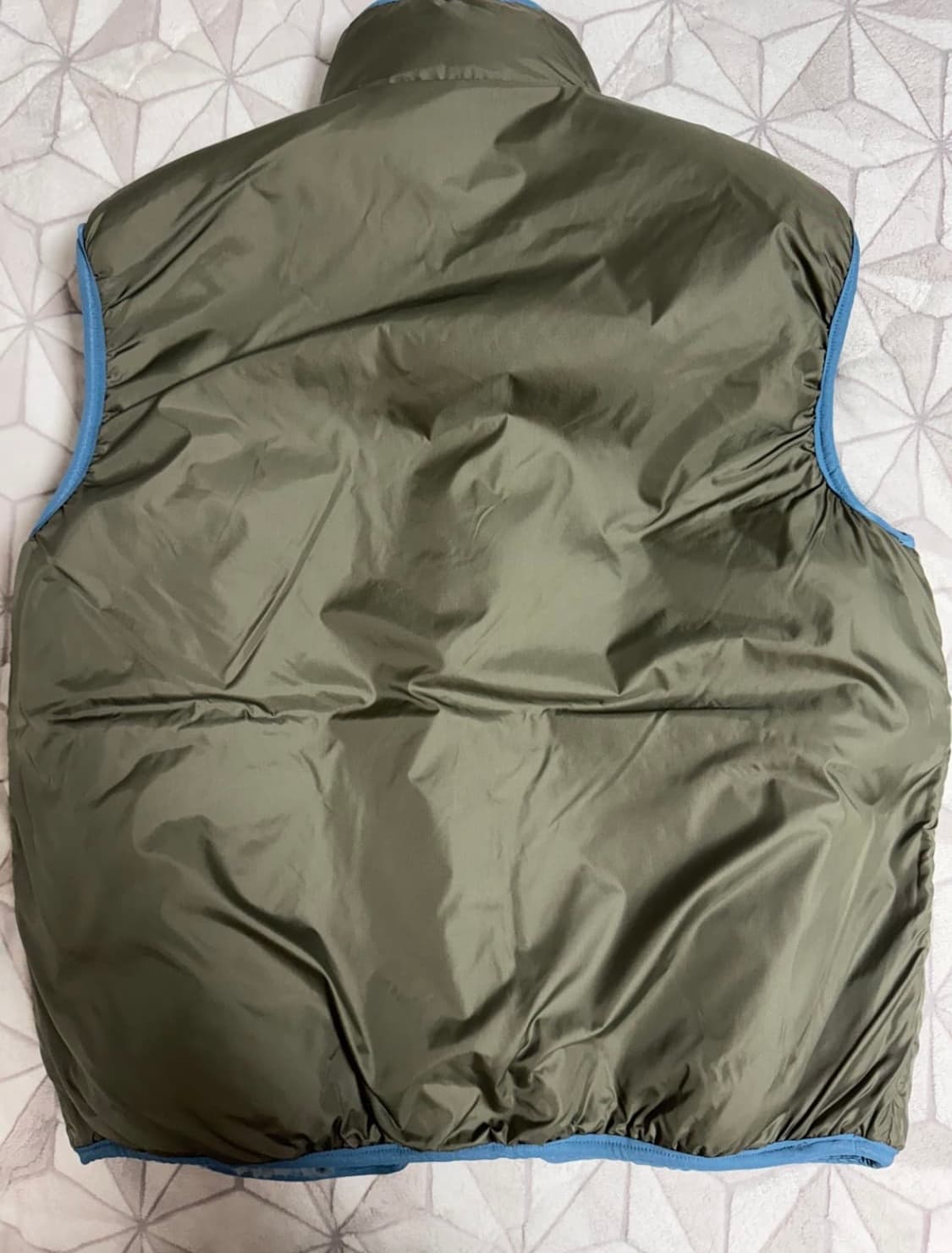 캐피탈 기모노 사시코 보아 플리스 리버시블 베스트 블루 4 상품이미지4