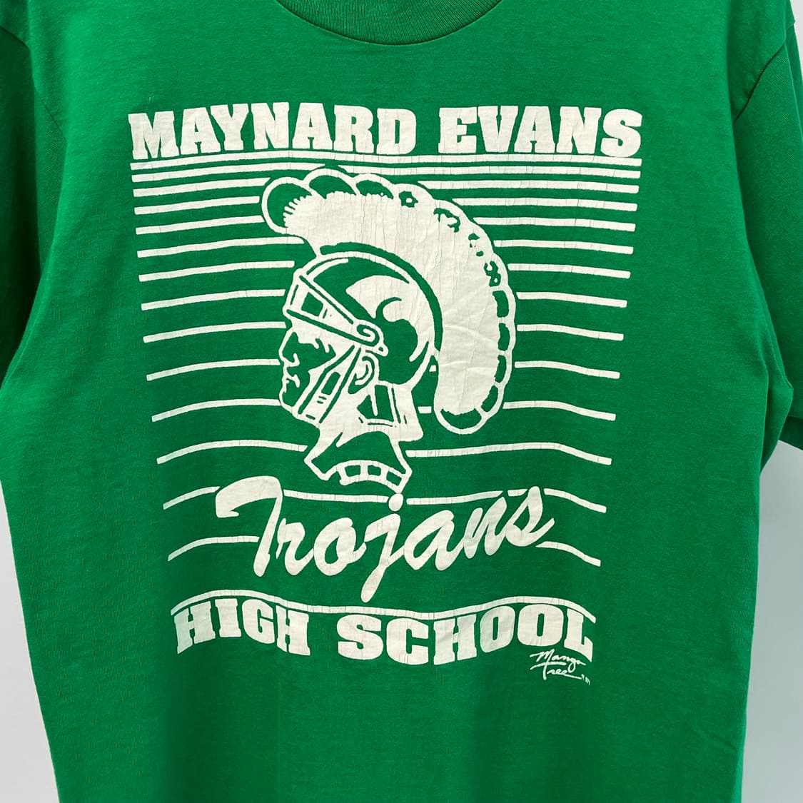 [L] USA 프룻오브더룸 90s 메이너드 에번스 빈티지 반팔 티셔츠 상품이미지2