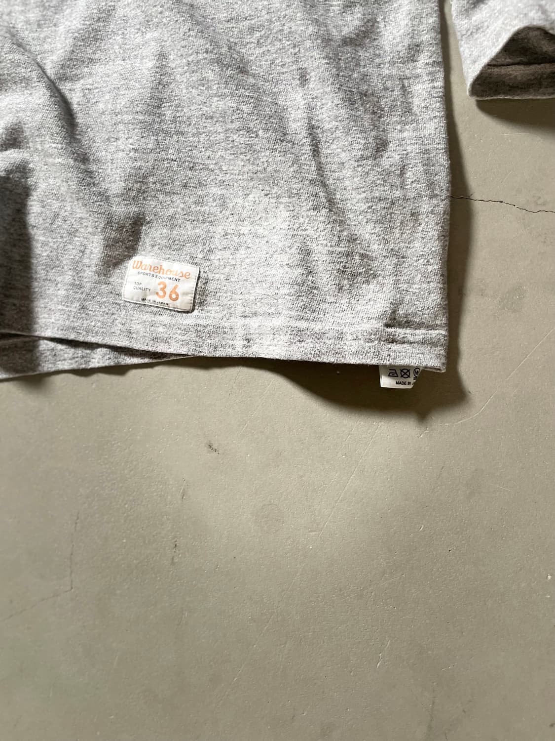 Warehouse  Vintage 3/4 Sleeve T-shirt 상품이미지3