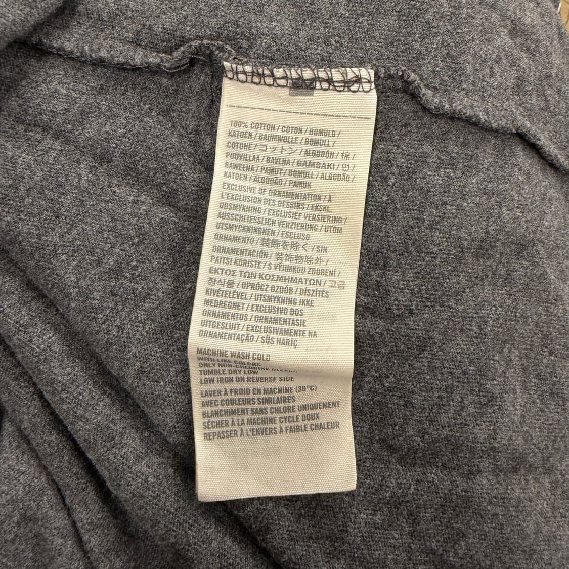 아베크롬비 그레이 반팔 티 상품이미지5