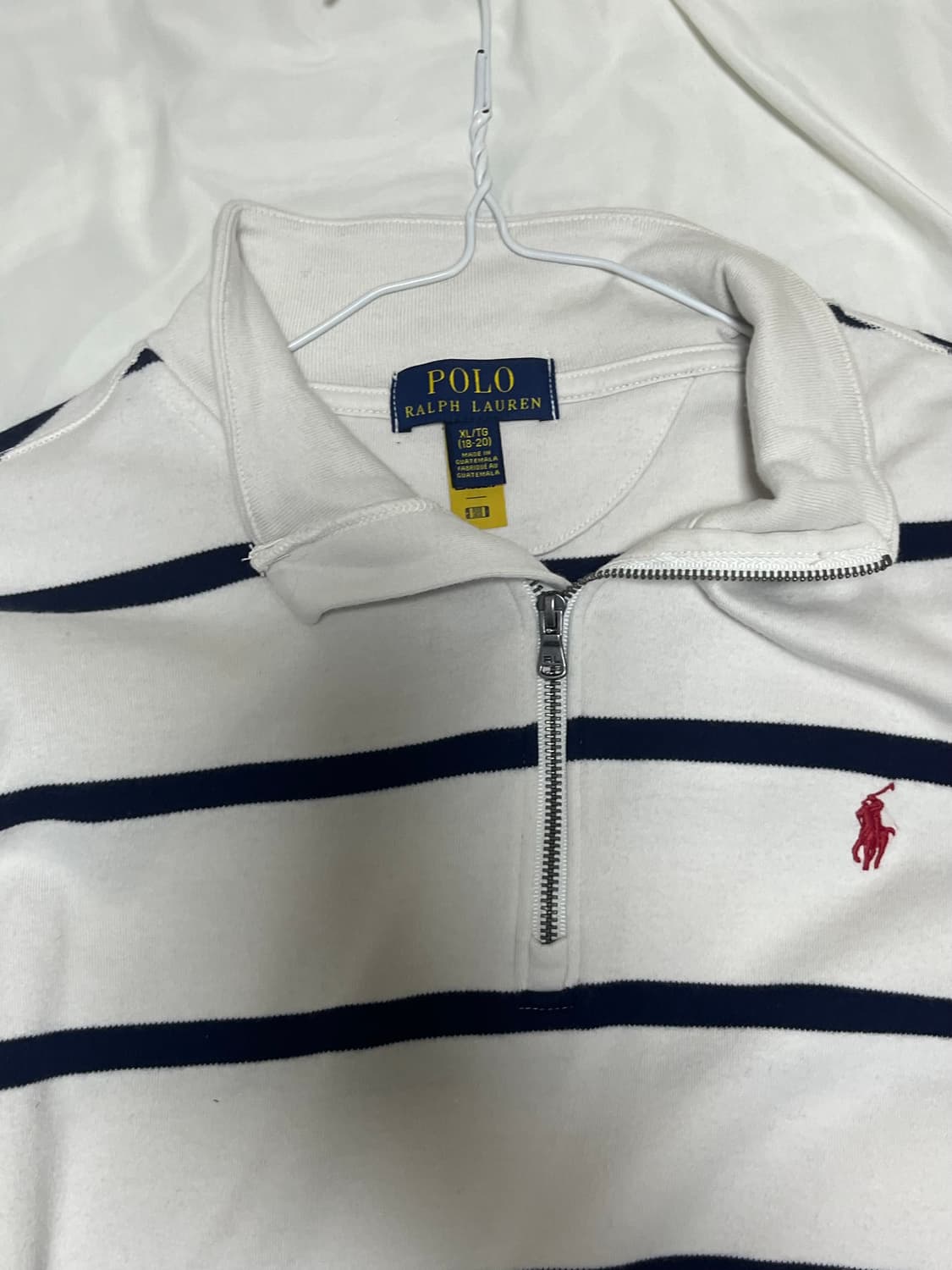 코르티스깔) 랄프로렌 폴로 줄무늬 긴팔 반집업 ( 스트라이프 롱슬리브) 상품이미지3