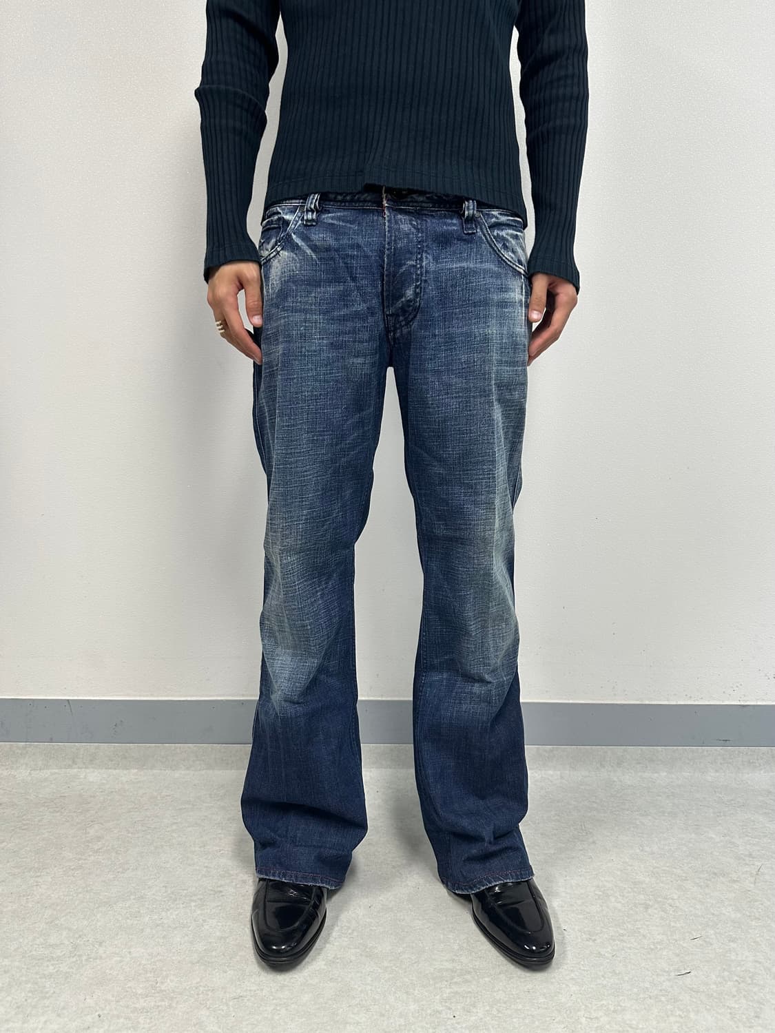 디젤 ZAF 워싱 플레어 진 상품이미지1