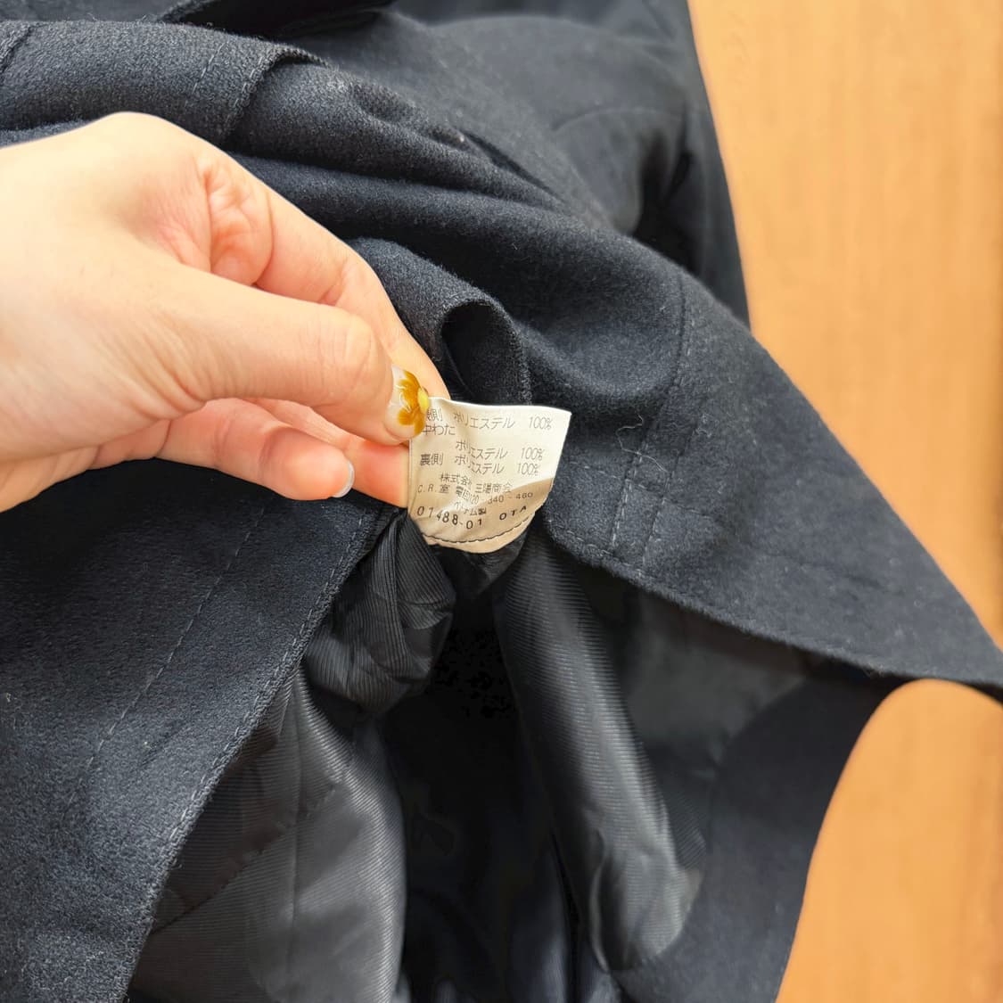 블랙바렛 바이 닐바렛 트렌치 코트 견장 허리 벨트 스트랩 디테일 블랙 상품이미지7