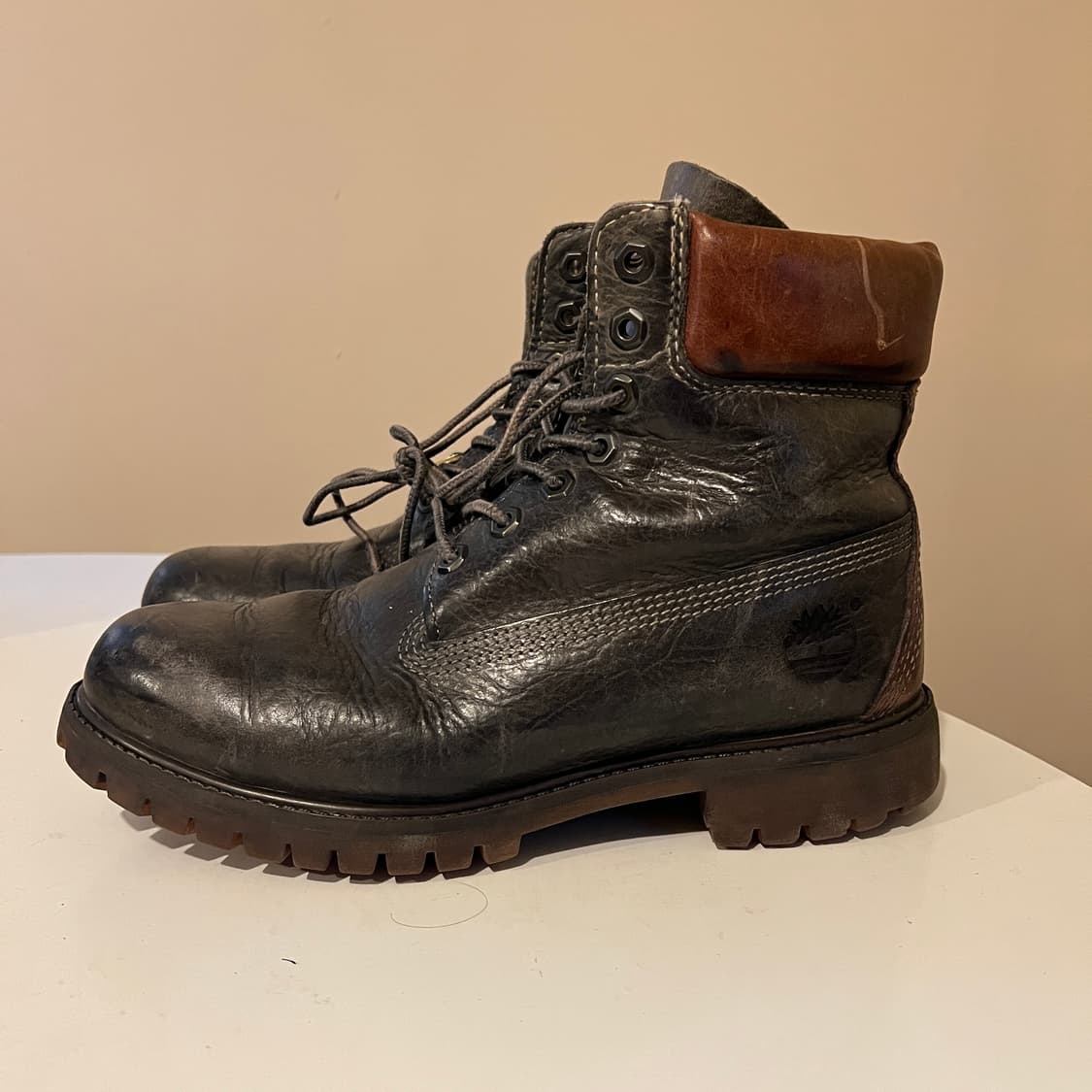 팀버랜드 6인치 프리미엄 레더 블랙 부츠 상품이미지2