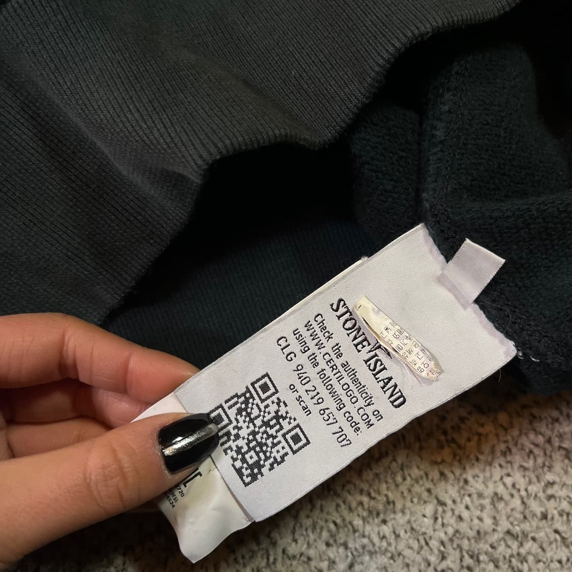 스톤아일랜드 워시드 와펜 맨투맨 상품이미지6