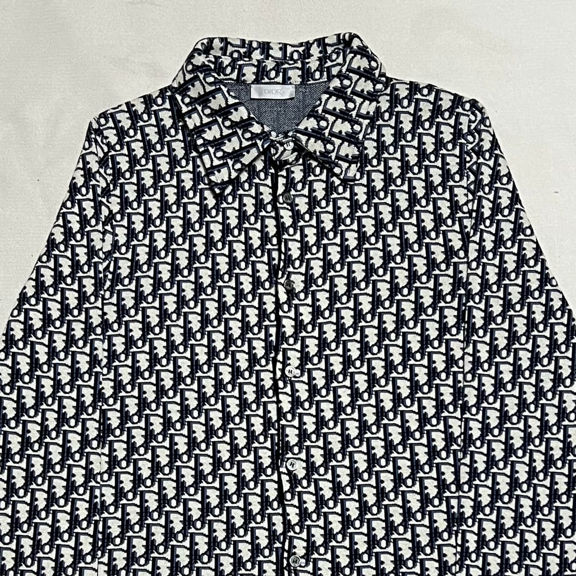 XS 디올 오블리크 오버 코튼 셔츠 상품이미지1