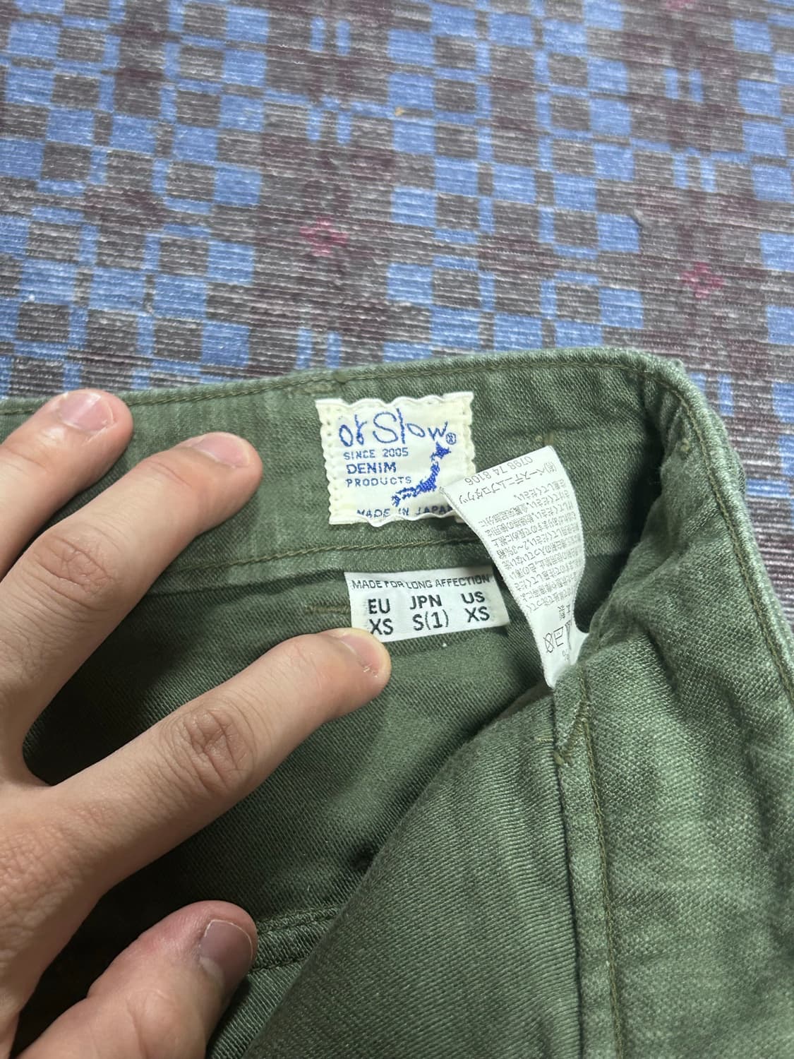 오어슬로우 퍼티그 팬츠 s 상품이미지3