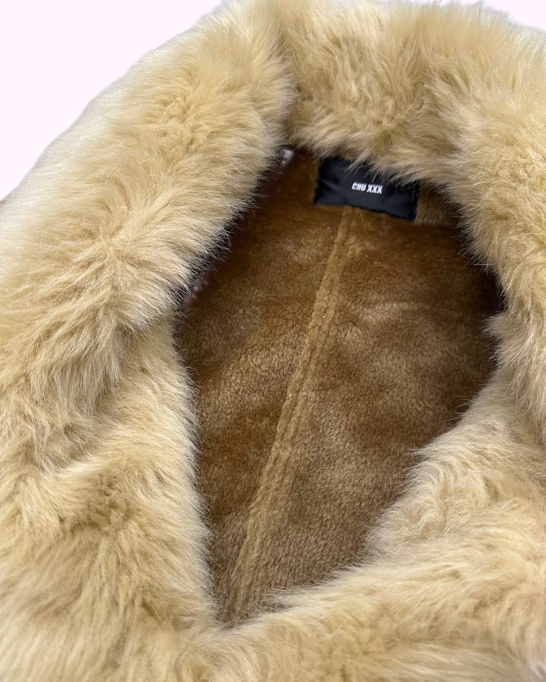 beige fur shearling coat 상품이미지4