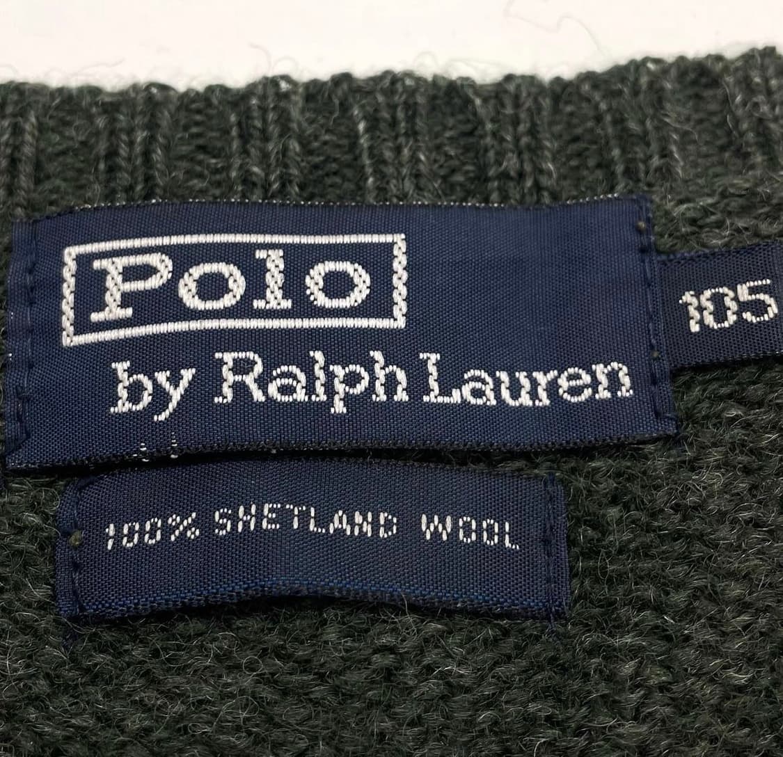 폴로 랄프로렌 90s 셰틀랜드 엘보우 패치 니트 상품이미지5