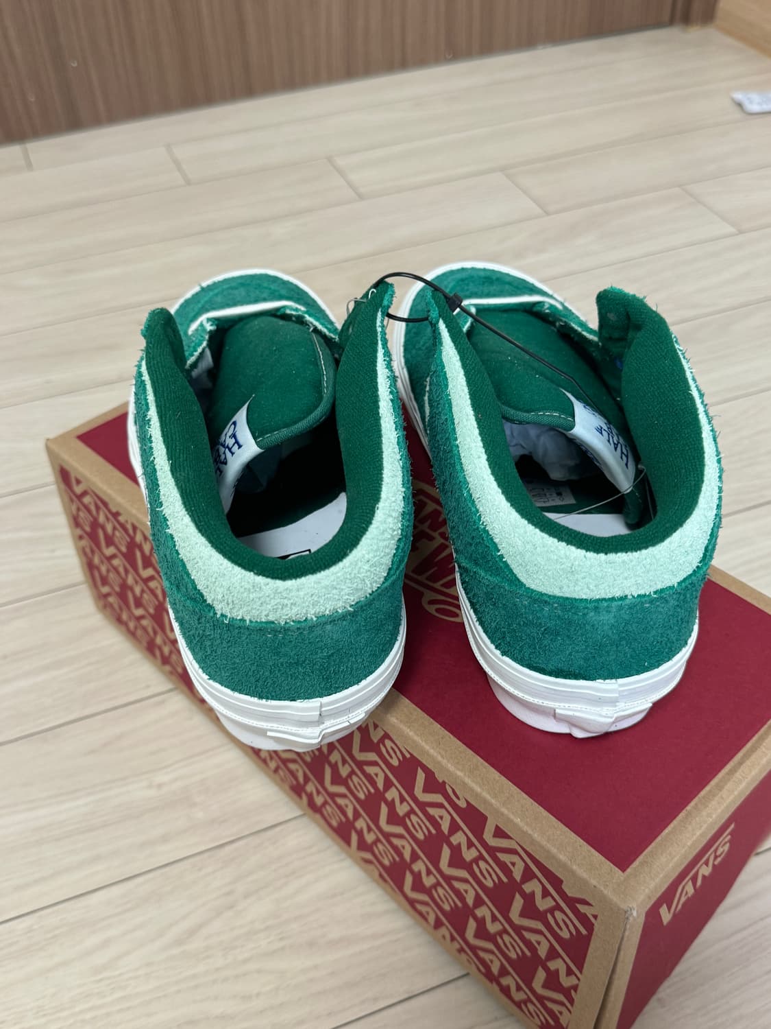 [새상품]반스 하프캡 lx 그린 260 상품이미지3