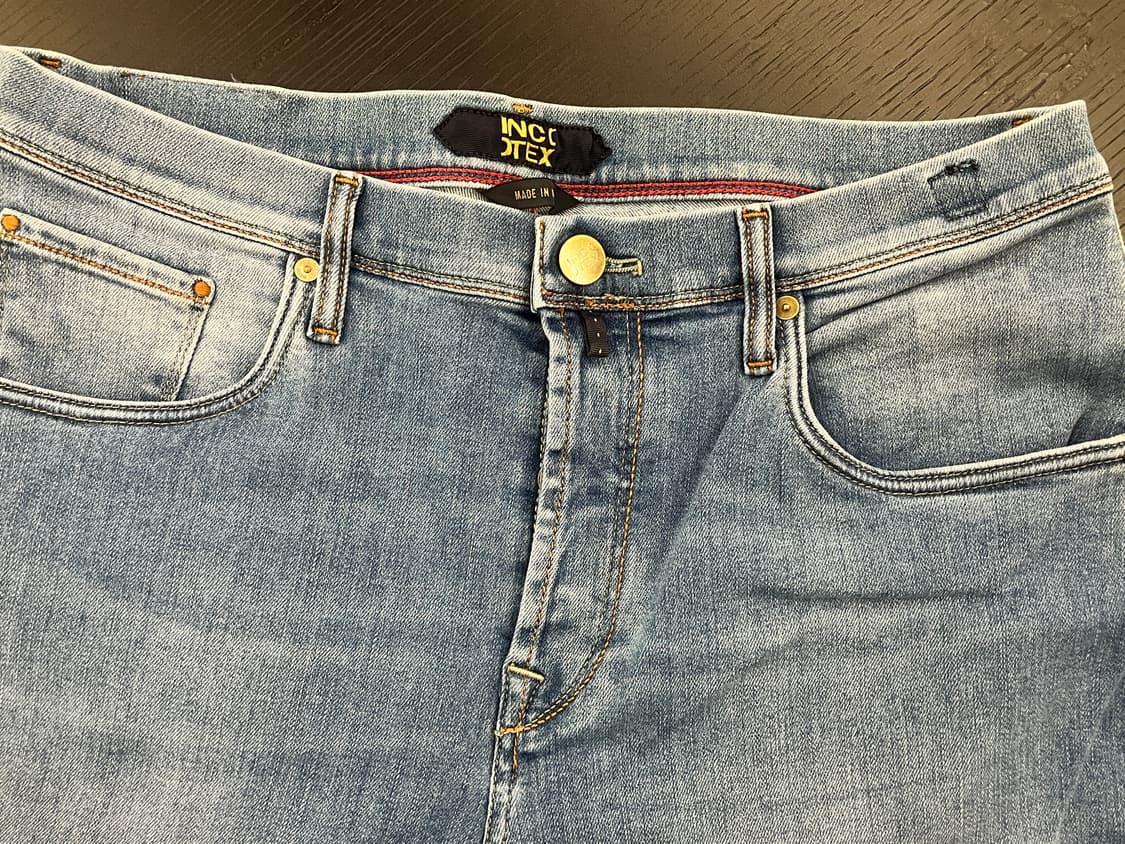 인코텍스 (incotex) 테이퍼드핏 데님 팬츠 34 (새상품) 상품이미지4