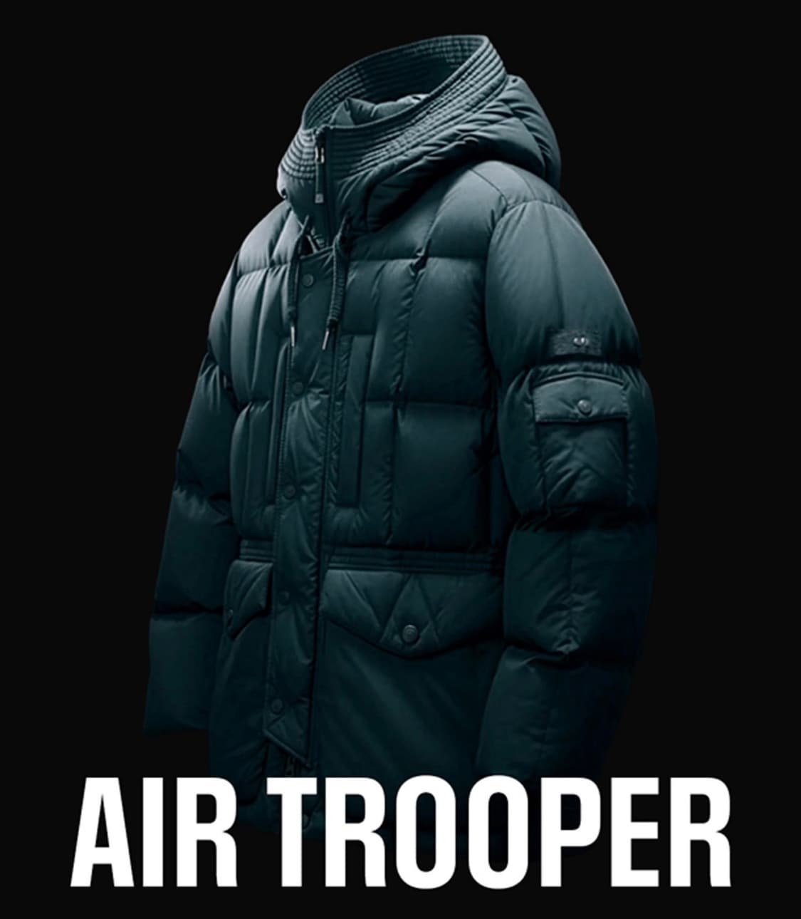 25fw 시리즈 에어트루퍼 105 그린 구스다운 상품이미지1