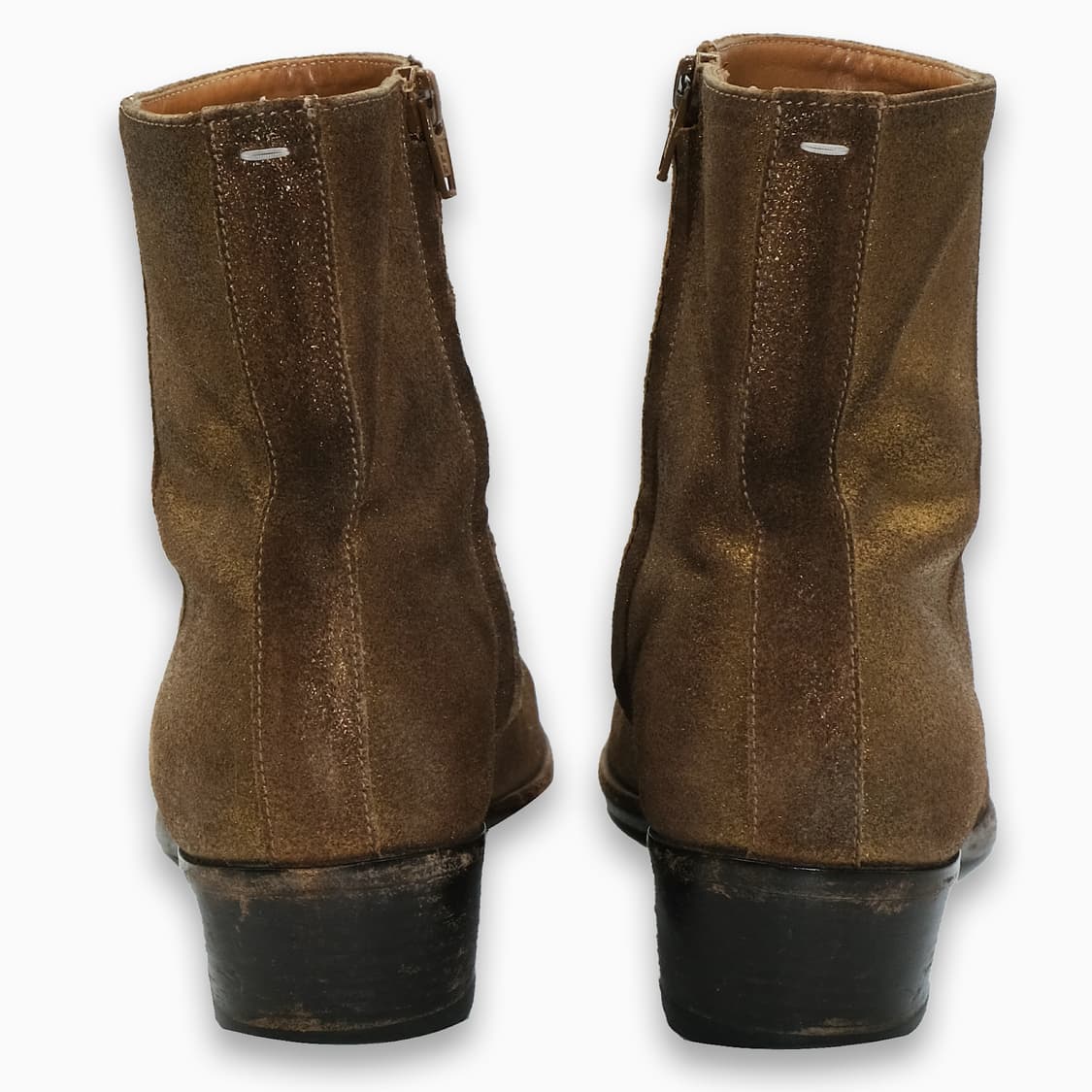 메종 마틴 마르지엘라 메탈릭 턱시도 쿠반힐 부츠 41(260) 사이즈 상품이미지3