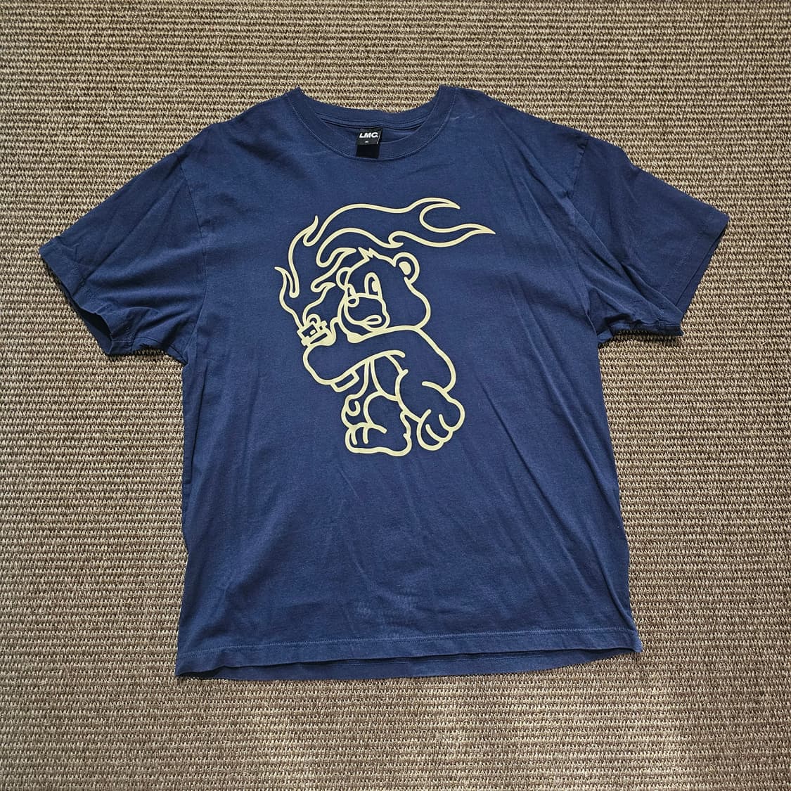 LMC 베어 프린팅 네이비 반팔 XL 상품이미지1