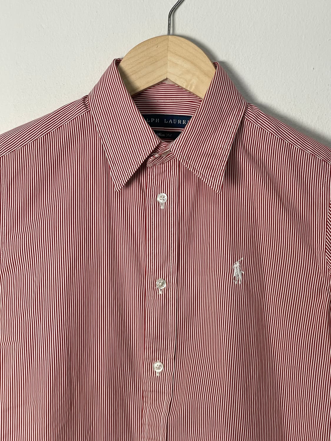 폴로 스트라이프 화이트 포니 셔츠 상품이미지5