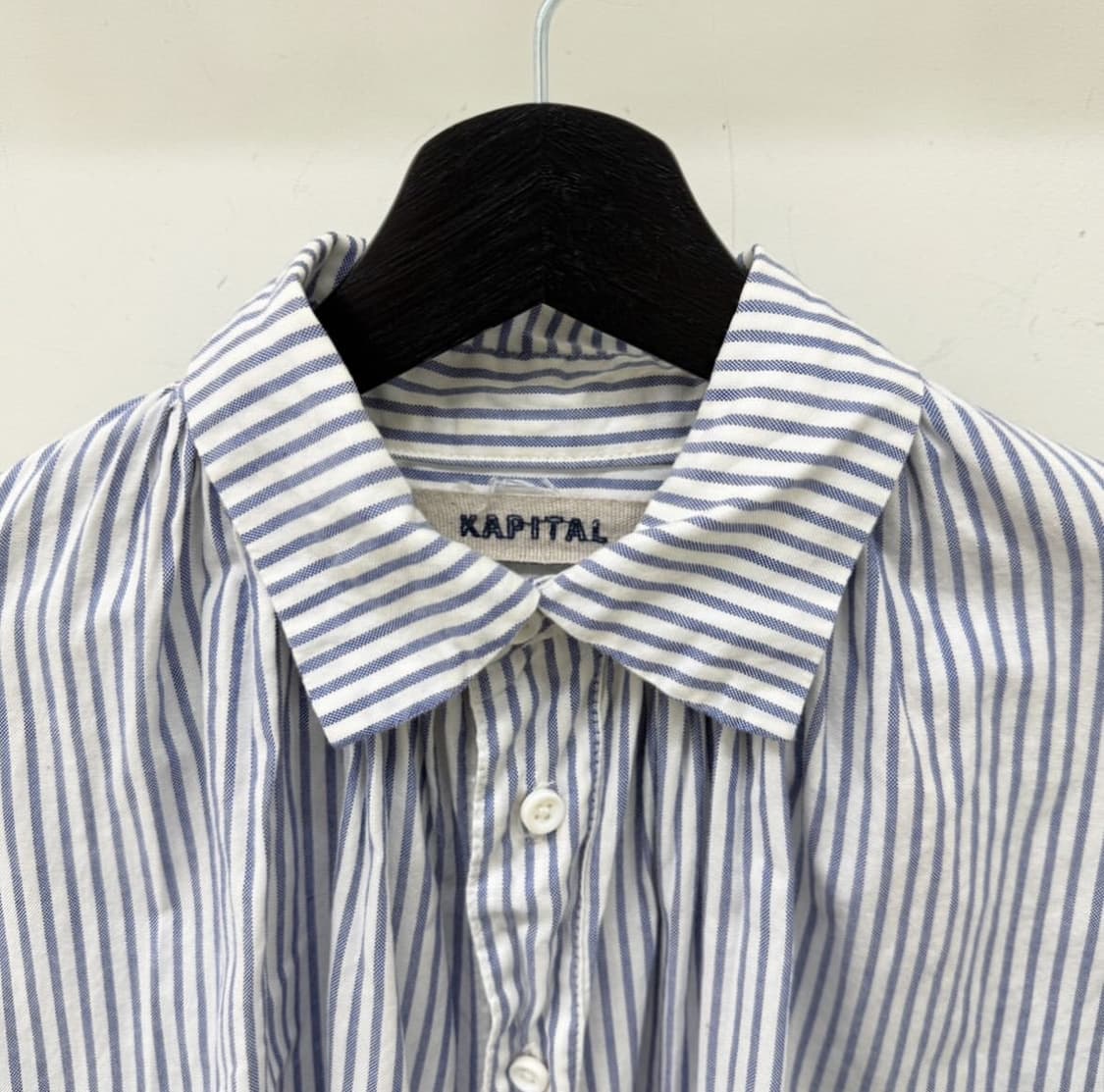 캐피탈 스트라이프 벌룬 셔츠 상품이미지2