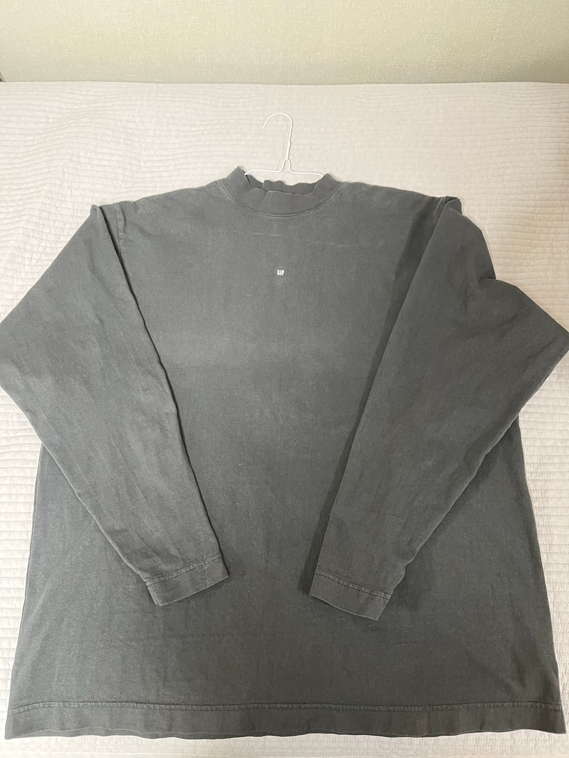 이지 갭 로고 롱슬리브 블랙 xs 상품이미지1