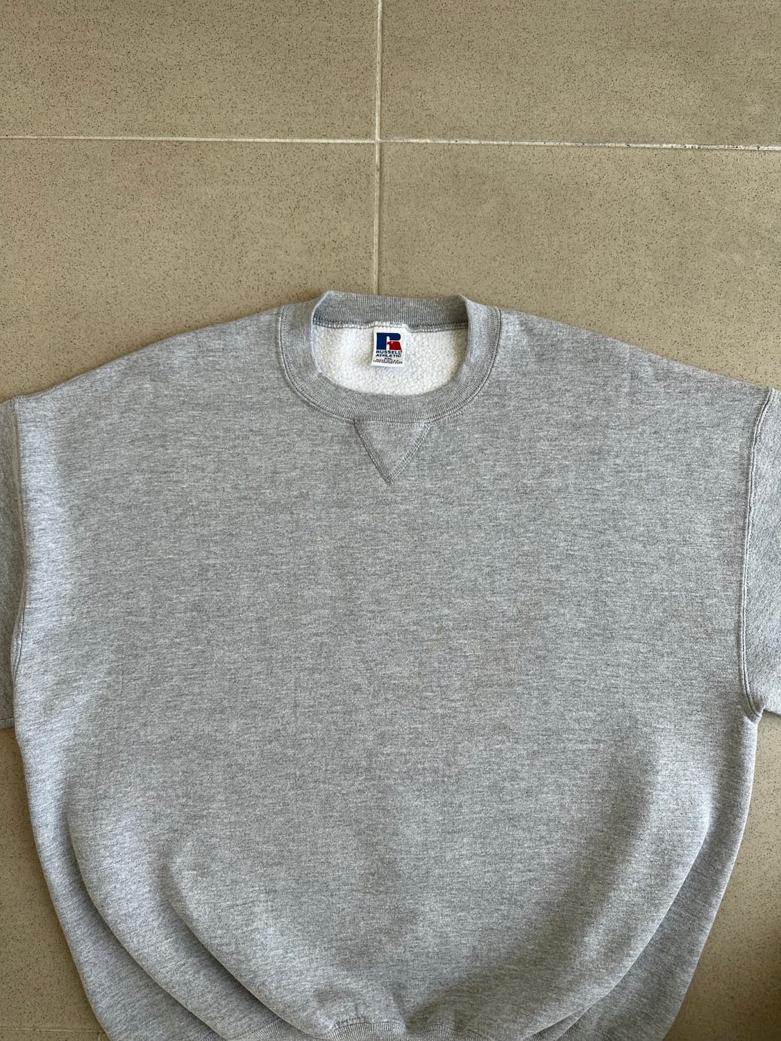 90s 빈티지 러셀 스웻셔츠 그레이 XXL USA 상품이미지4