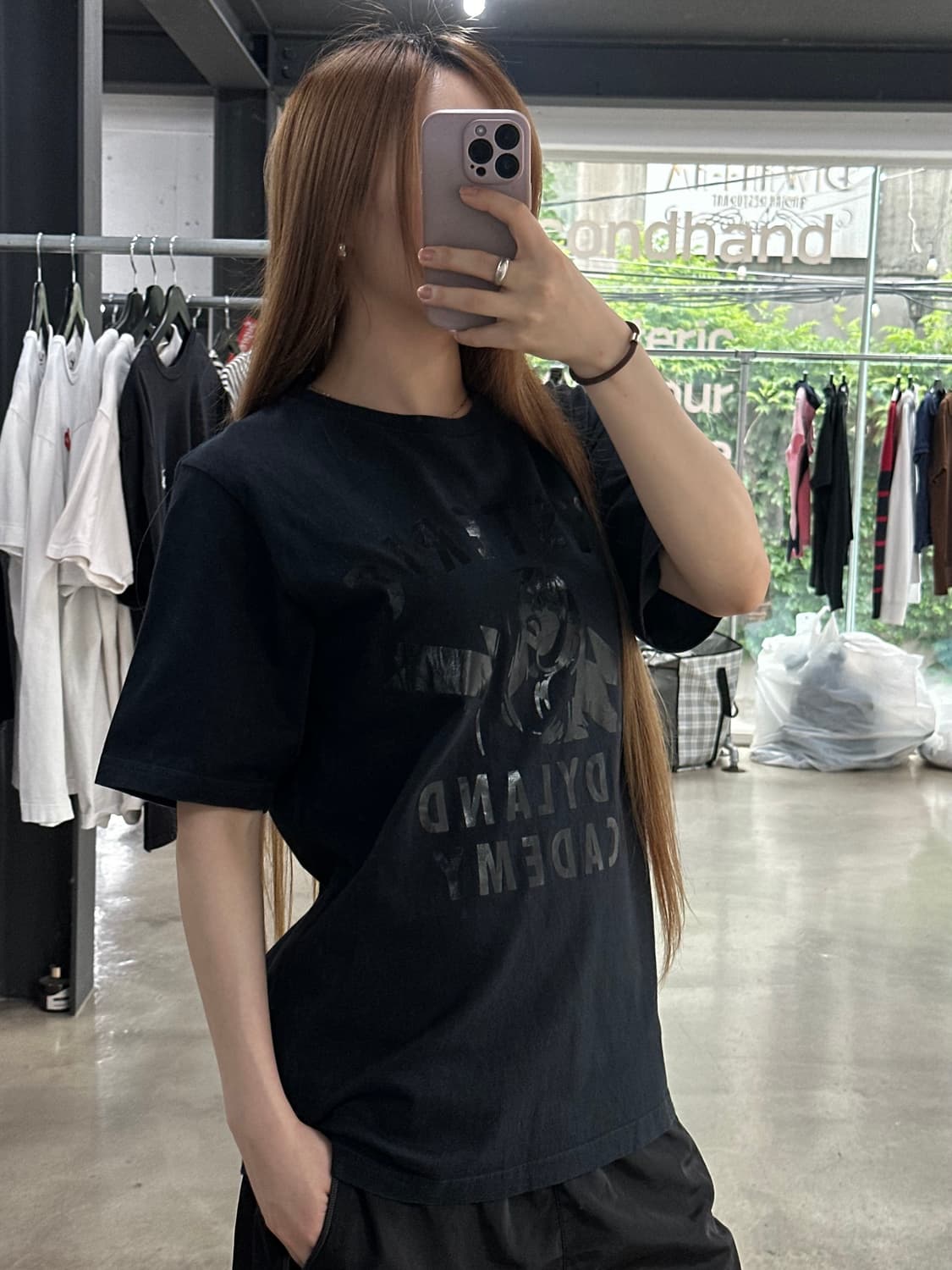 히스테릭글래머 히스걸 스카치로고 레이디랜드 반팔티 상품이미지1