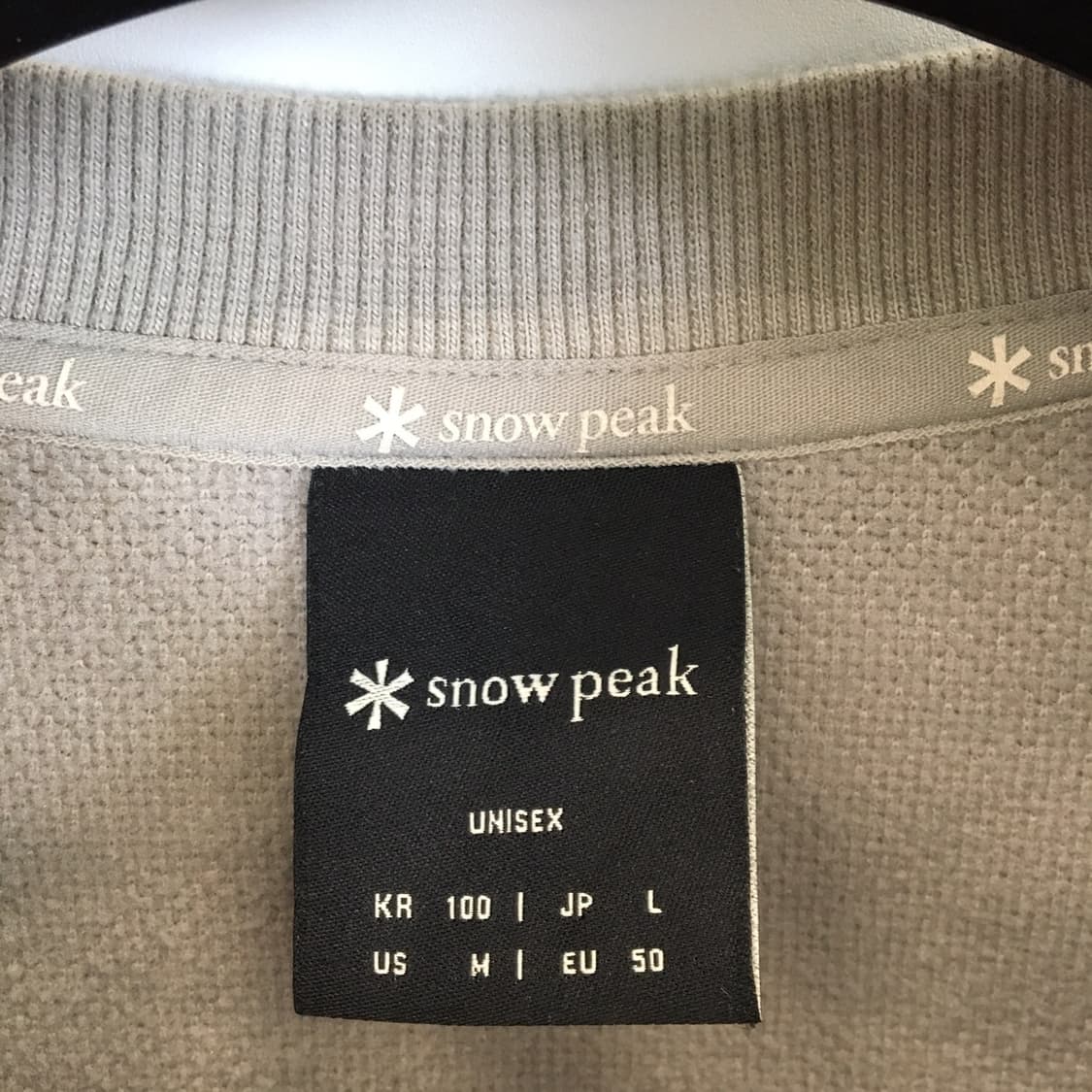 스노우피크 피치맨투맨 L  상품이미지5