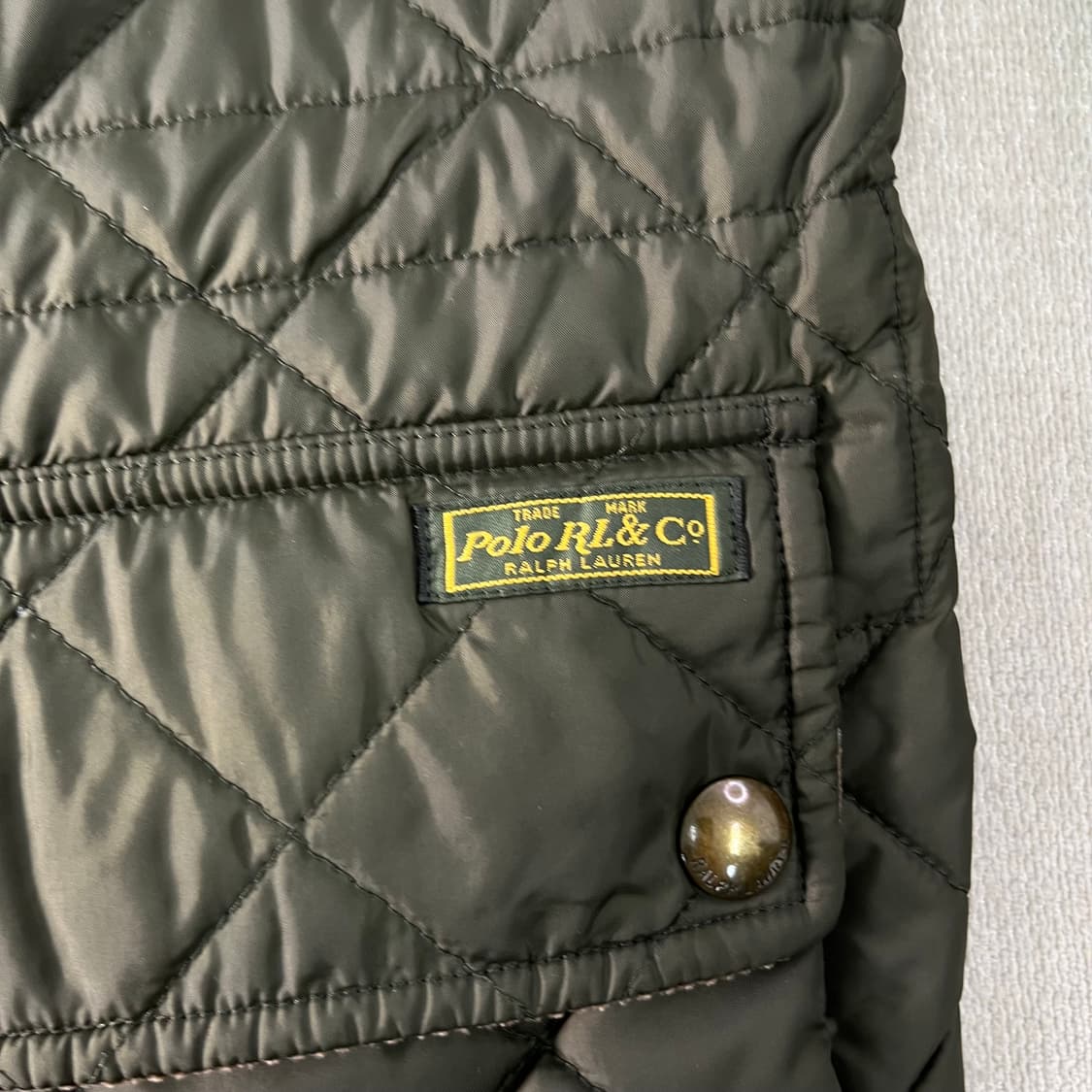 105 폴로랄프로렌 카키 퀄팅 코듀로이 자켓  상품이미지7