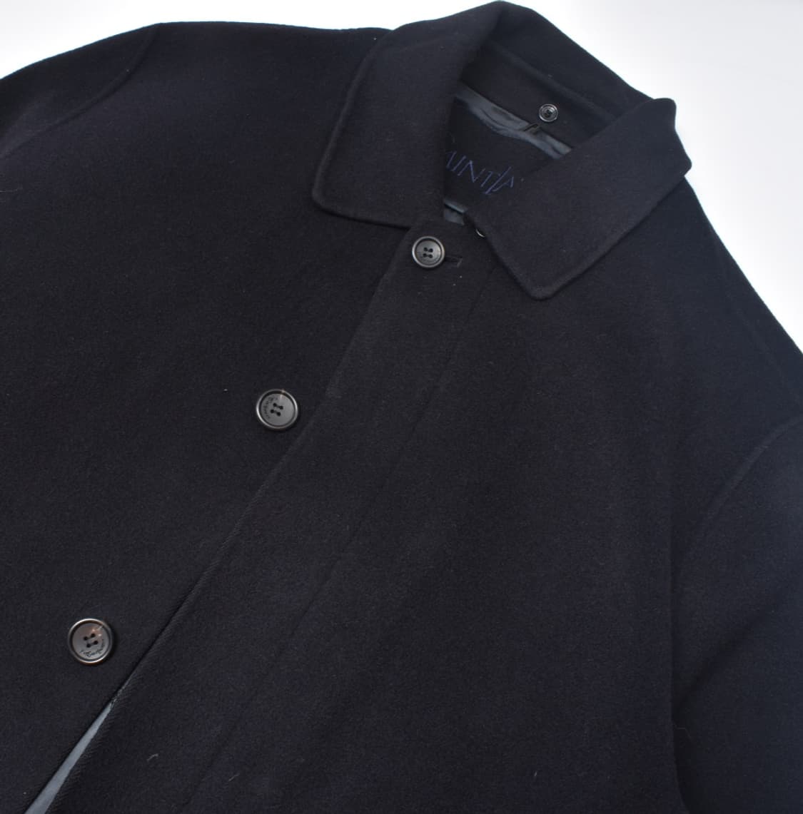 입생로랑 미니멀 로고 캐시미어 혼방 울 코트 100 상품이미지2