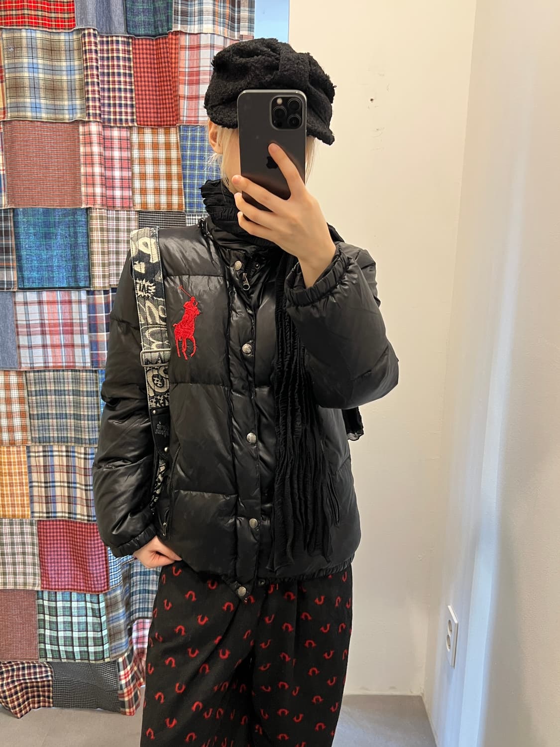 폴로 글로시 빅포니 푸퍼 패딩 상품이미지4