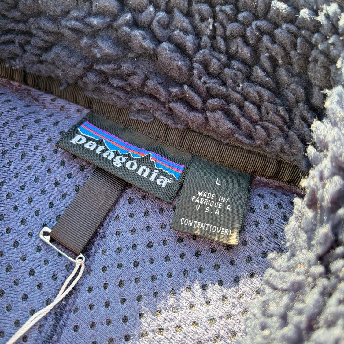 90s USA OG 파타고니아 딥파일 레트로 자켓 L 상품이미지5
