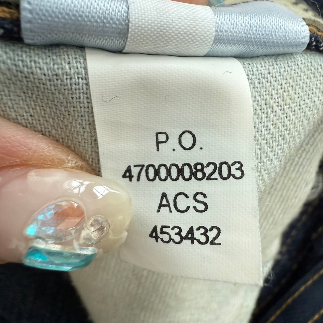 [33] 데님앤서플라이 진청 워싱 데님 팬츠 청바지 3702 상품이미지5