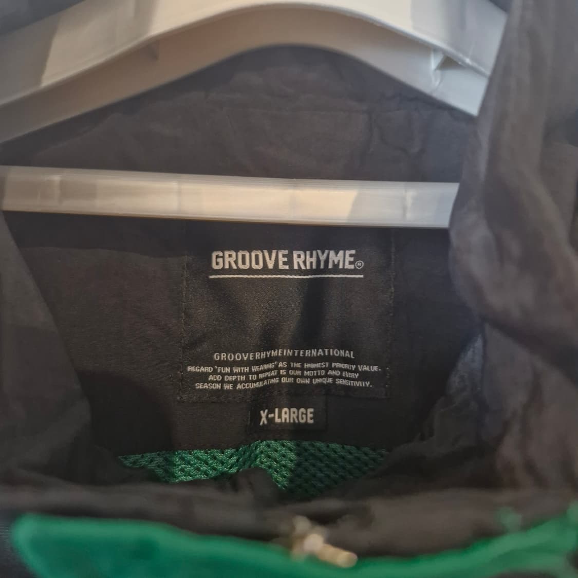 그루브라임 아노락 바람막이 XL 상품이미지3