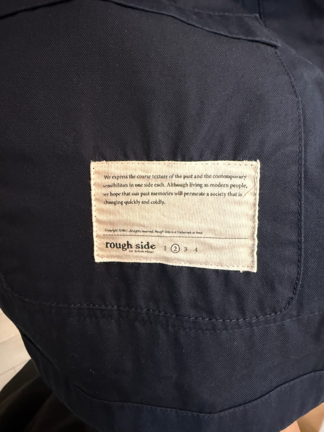 러프사이드 컴포즈 재킷 네이비 2사이즈 판매합니다 ! 상품이미지2