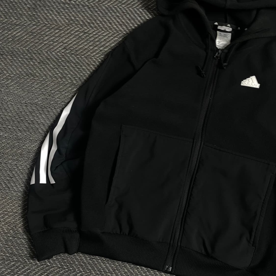 아디다스 신형 퓨쳐 아이콘 플리스 후드 집업o 4823 상품이미지3