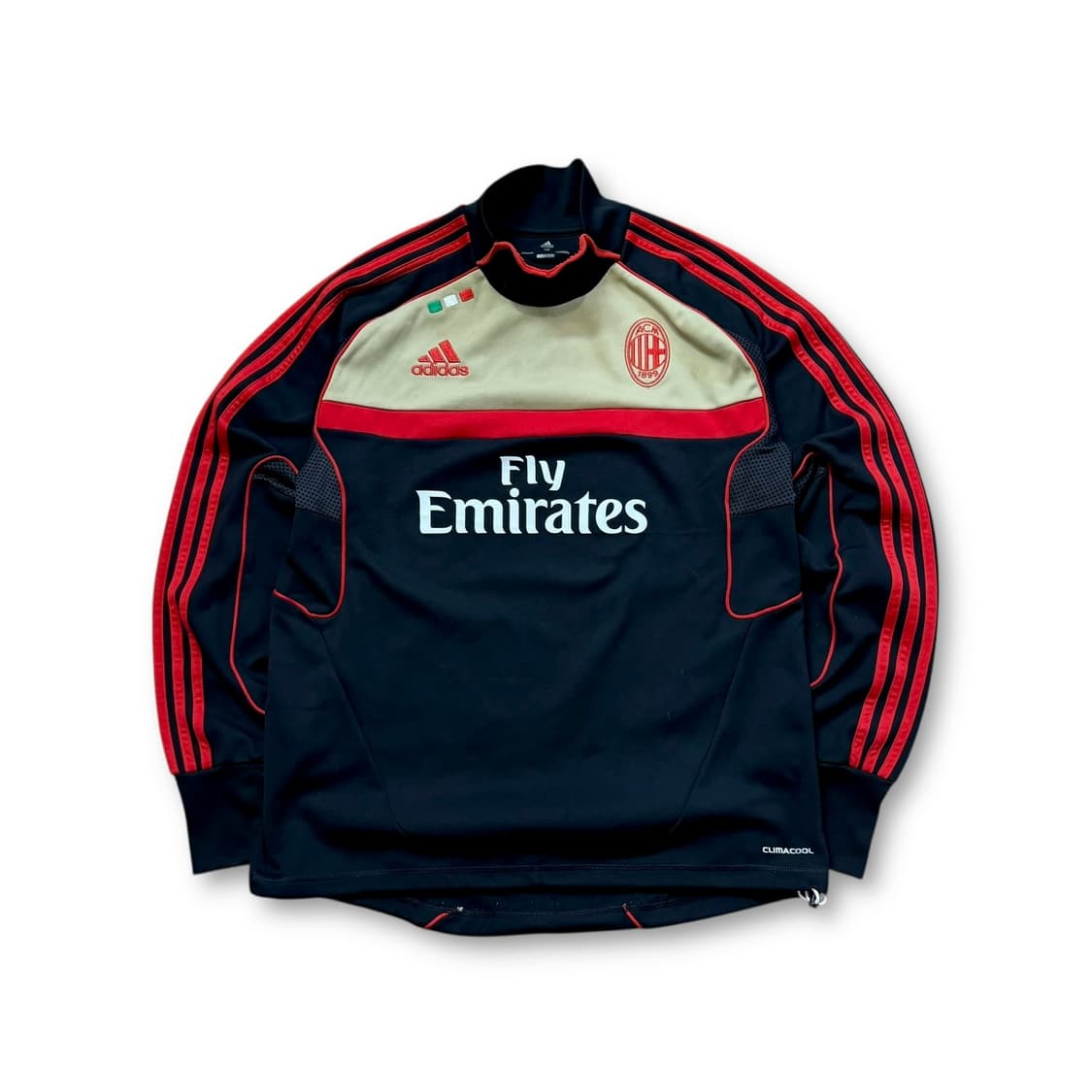 아디다스 AC밀란 11-12 핑거홀 웜업 트레이닝 탑 상품이미지1