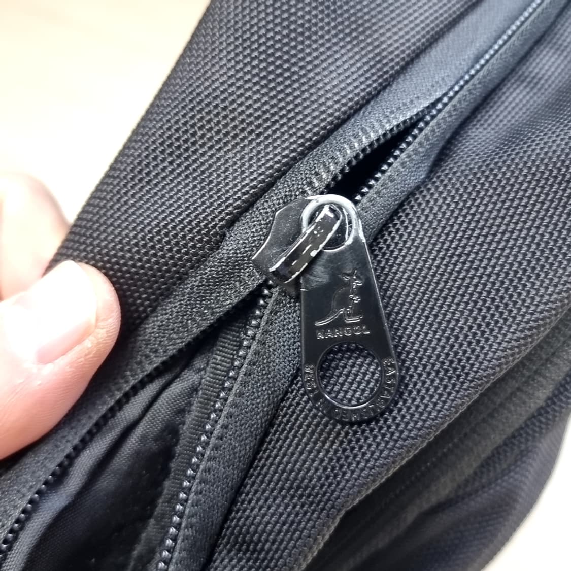 캉골 블랙 백팩 가방 상품이미지5