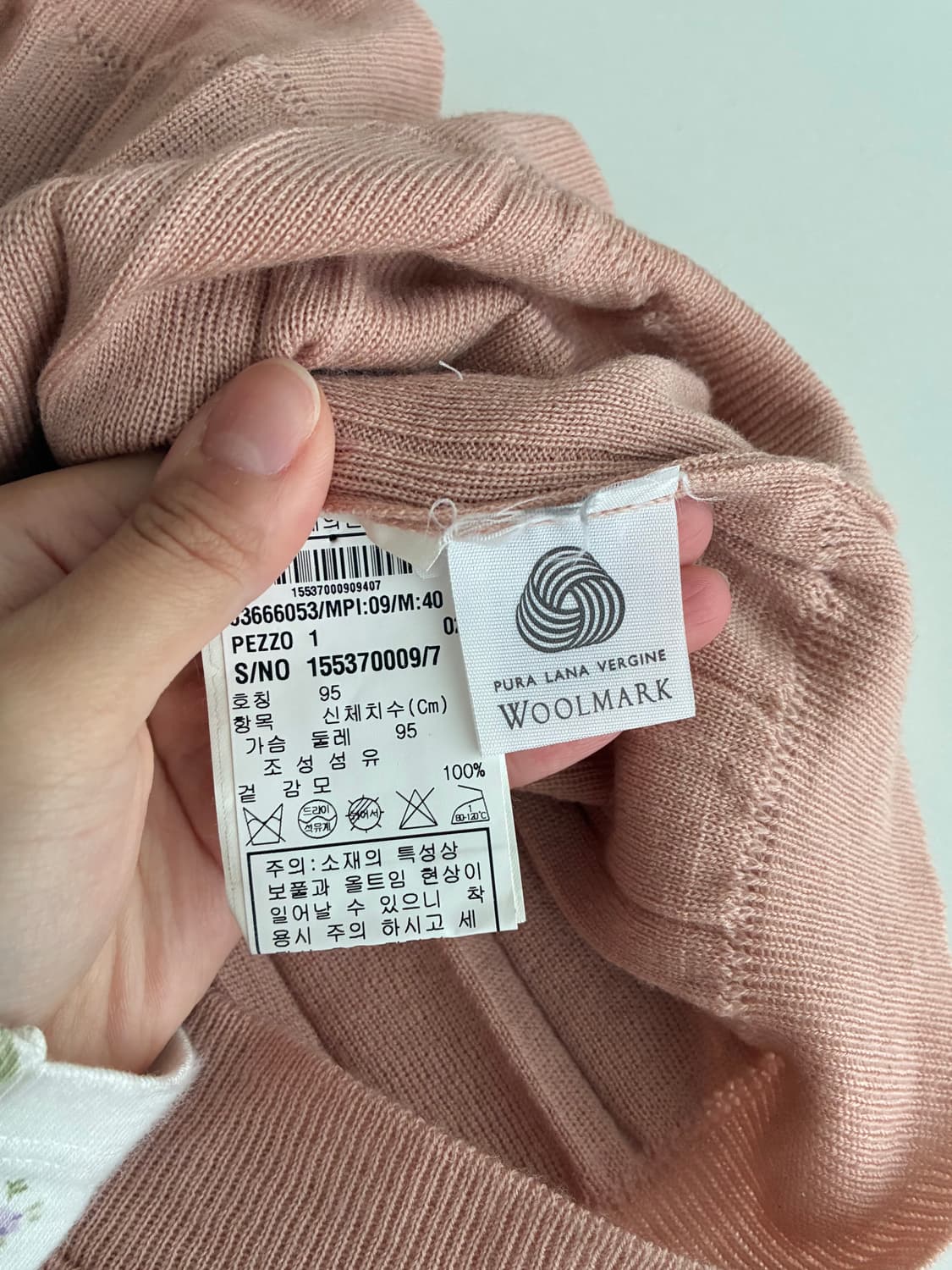 95) 막스마라 MAX MARA 핀턱 하프 니트 핑크 상품이미지7