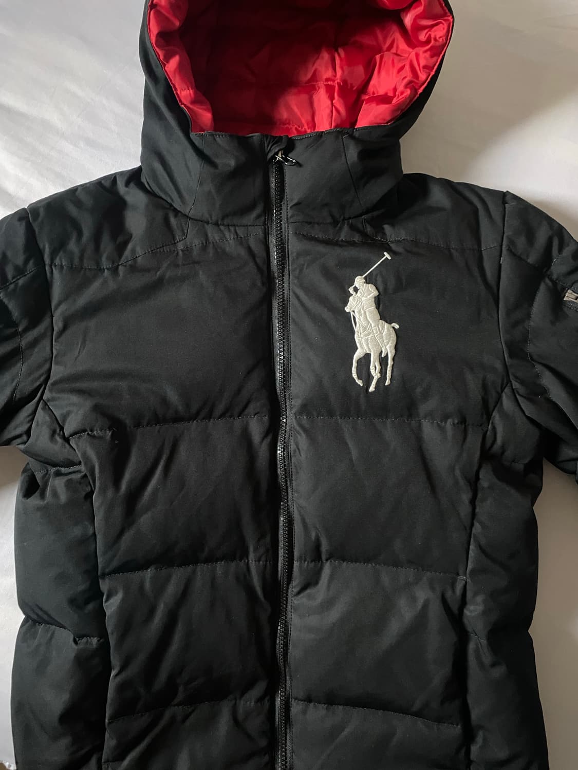 급처 폴로 랄프로렌 빅포니 패딩 후디 블랙 점퍼 상품이미지2