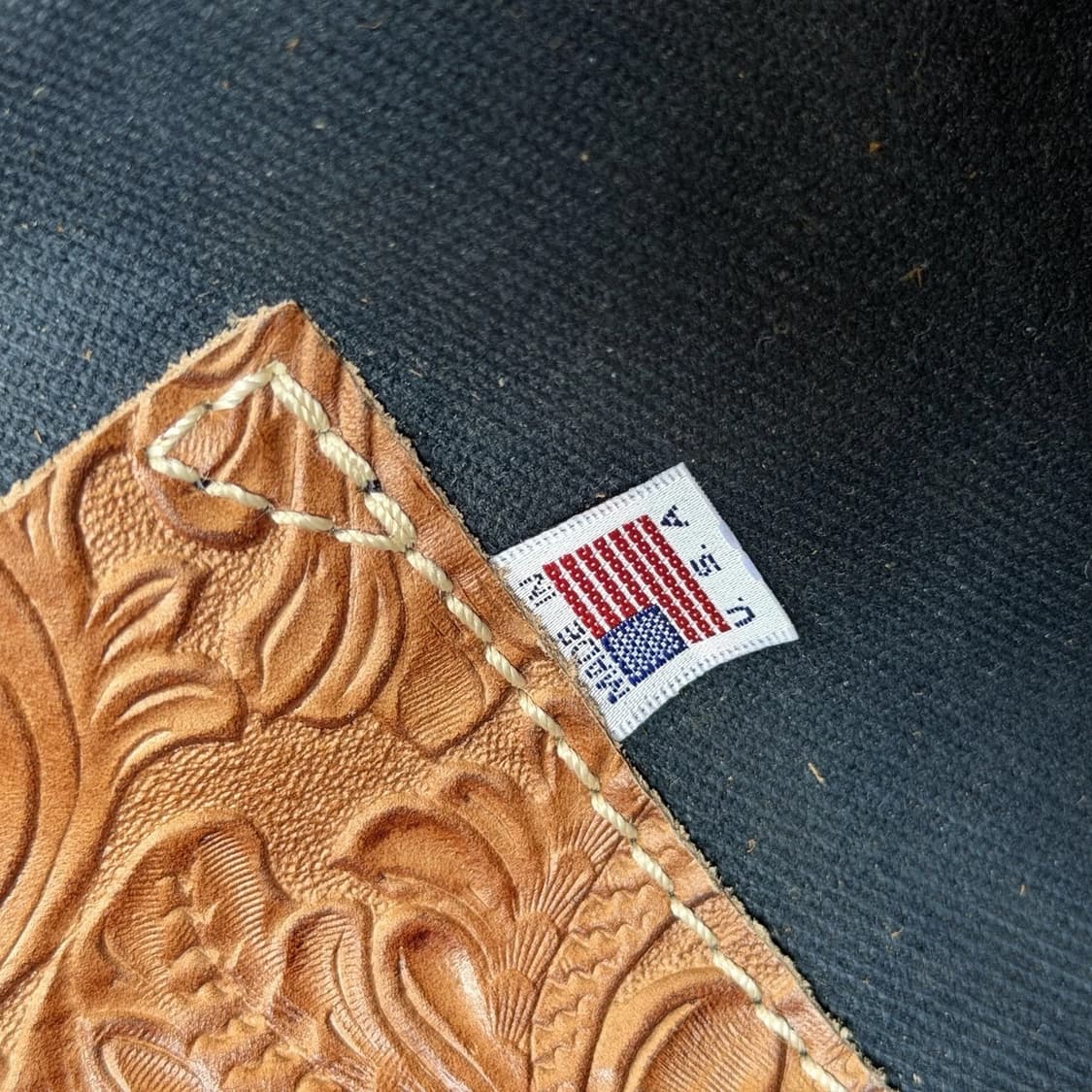 더블알엘 rrl Tooled Leather Canvas Messenger 상품이미지2