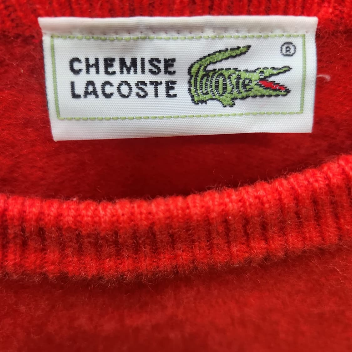 라코스테 로고 울 니트 L(남여공용) 상품이미지5