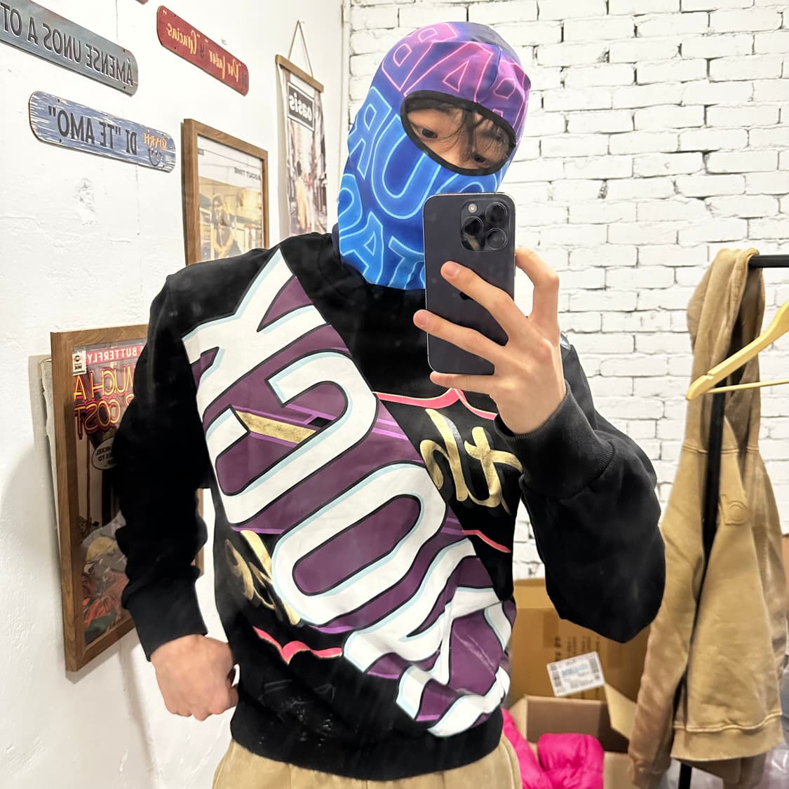 준지x조쉬루크 KNOCK 한정 컬렉션 맨투맨 상품이미지3