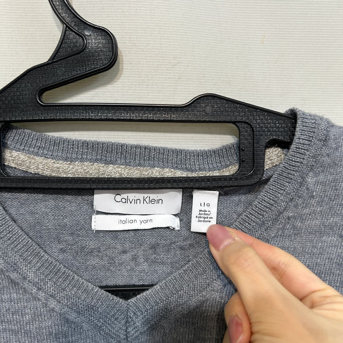 켈빈클라인 남성 니트 L 상품이미지2