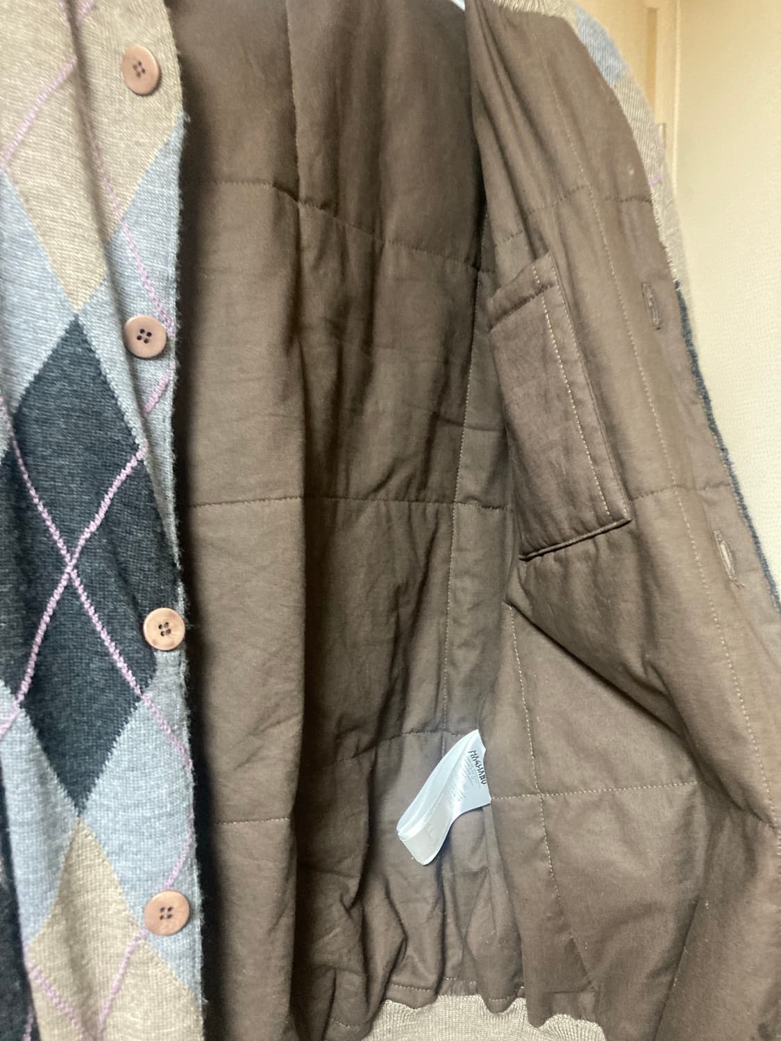 마리아노 아가일 가디건 상품이미지4