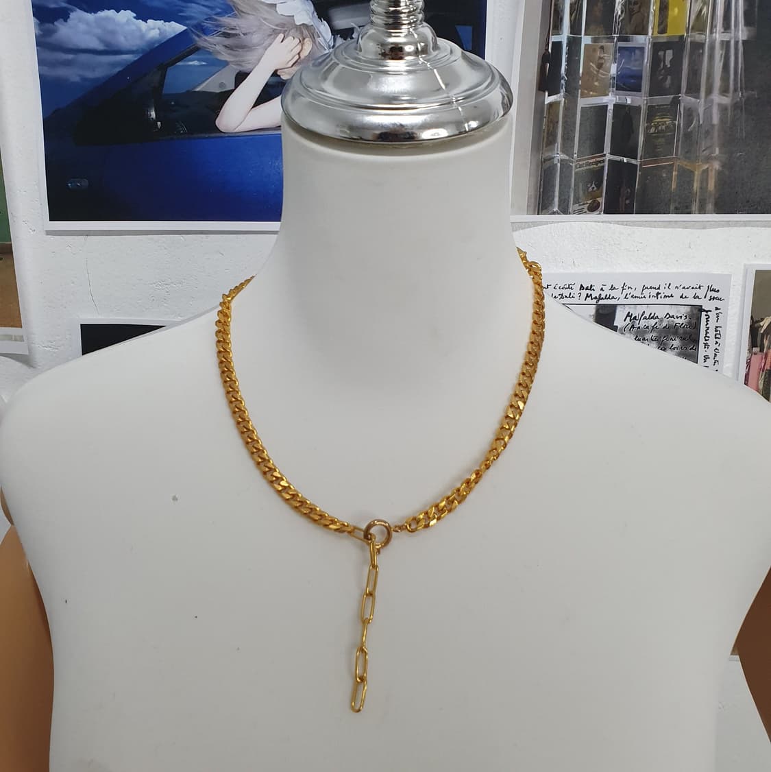 [Vintage] Green Green GOLD Necklace 상품이미지3