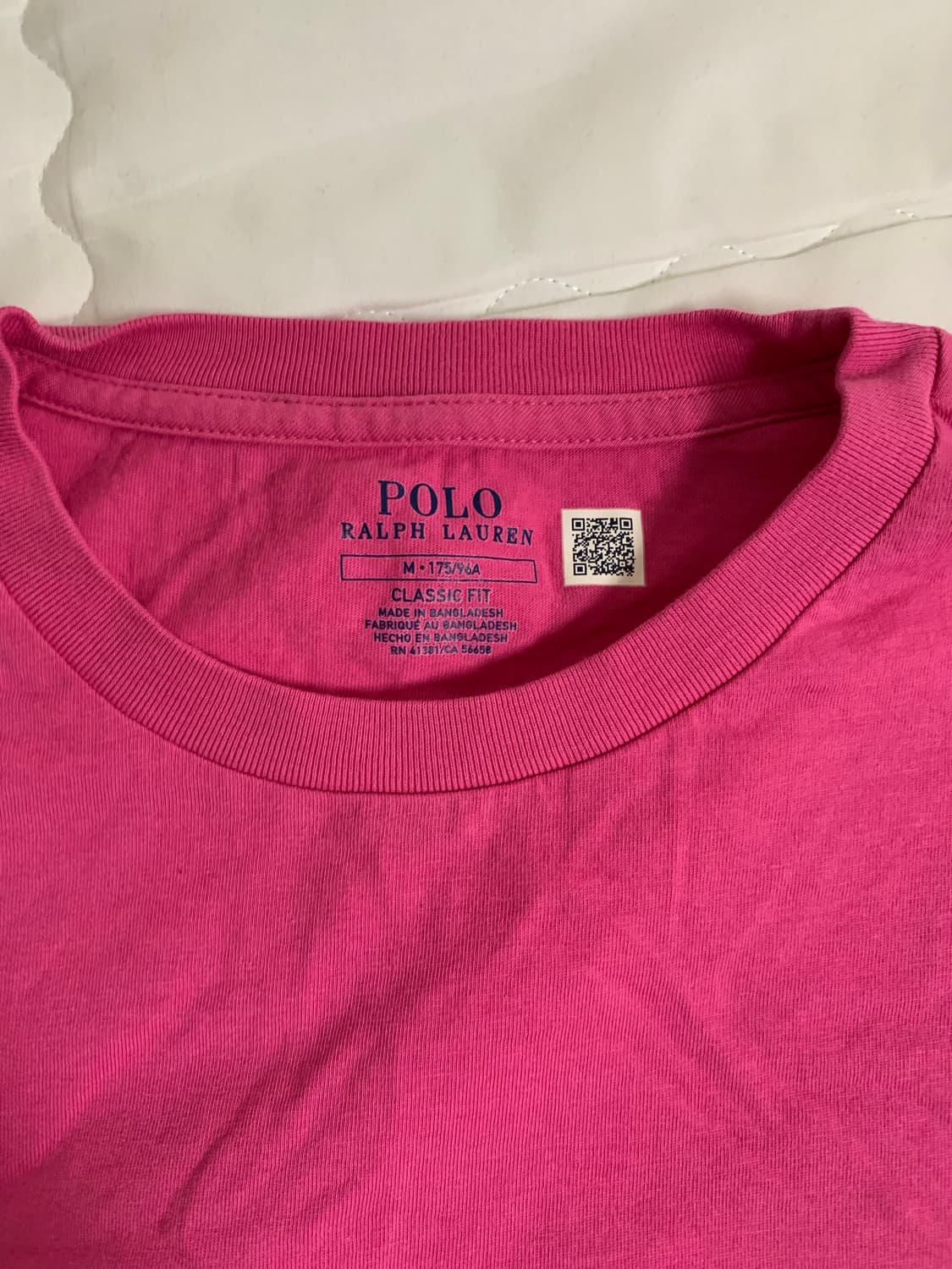 폴로 핑크티 상품이미지3