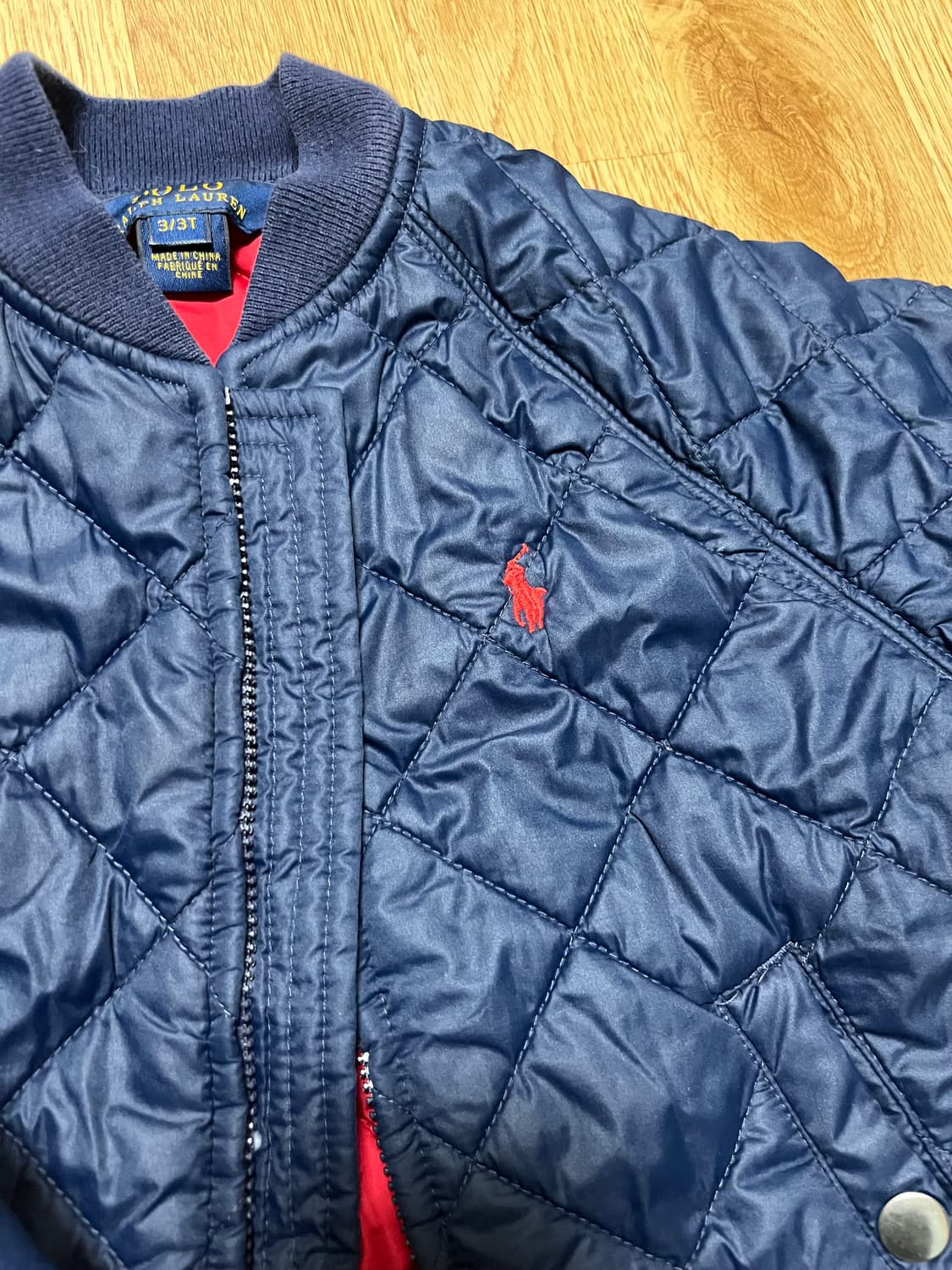 폴로 랄프로렌  키즈 네이비 퀼팅 자켓 상품이미지3