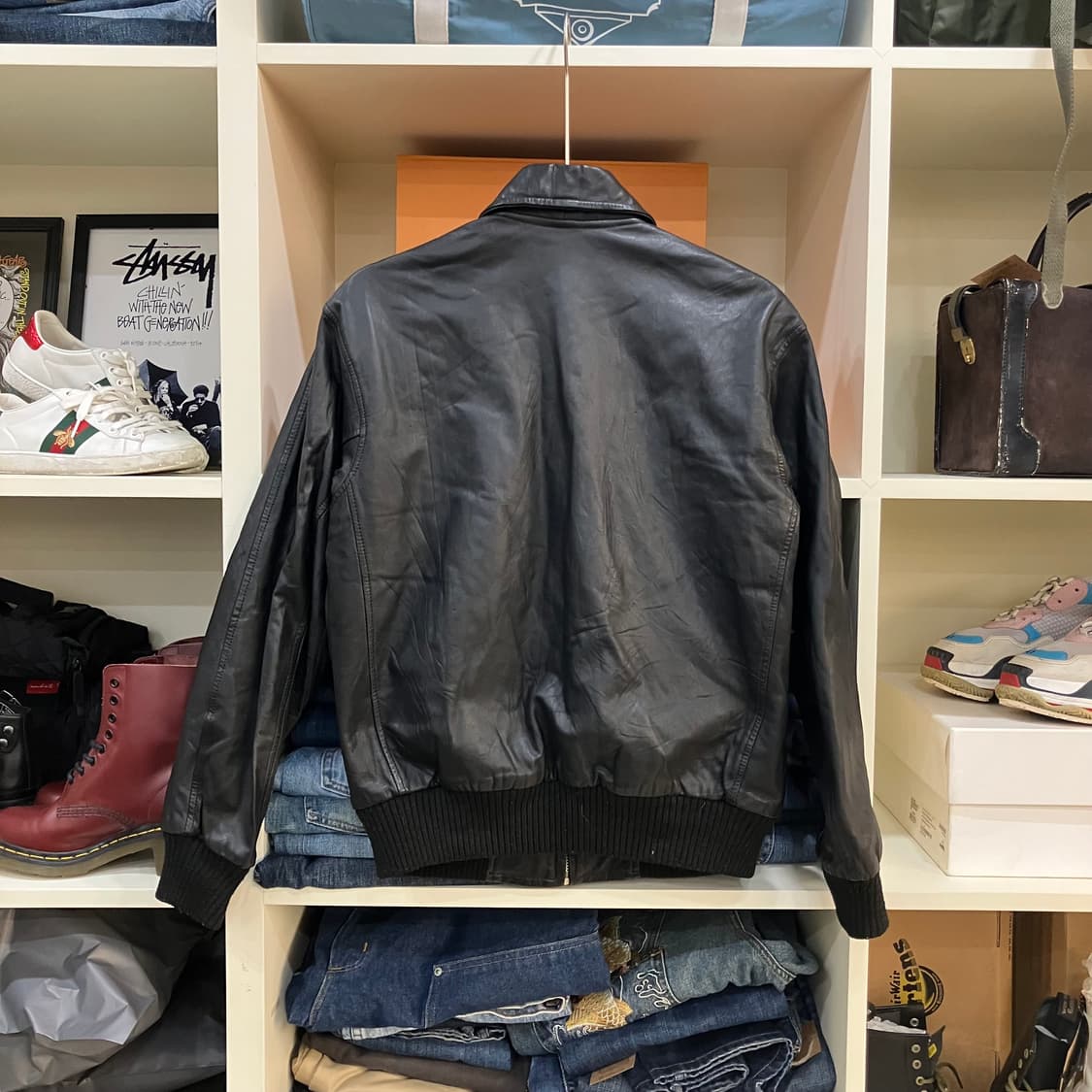 VTG 빈티지 레더 봄버자켓  상품이미지2