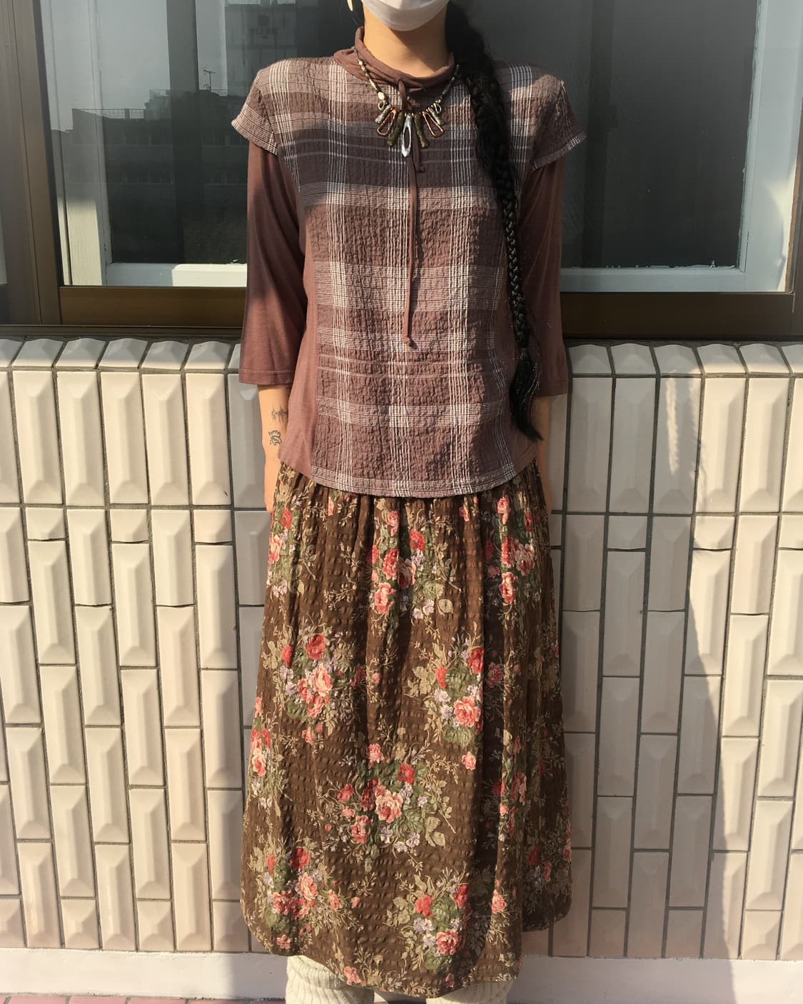 Layered point high neck sleeve 상품이미지5