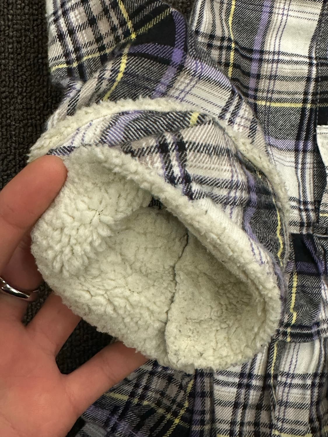 M)COLZA 빈티지 여성 플란넬 레이스 원피스 상품이미지3